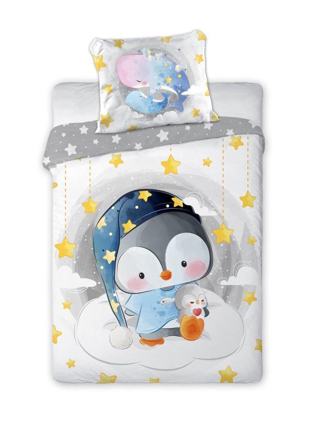 texpot Bettwäsche Kinderbettwäsche Pinguin bedruckt Garnitur, günstig online kaufen