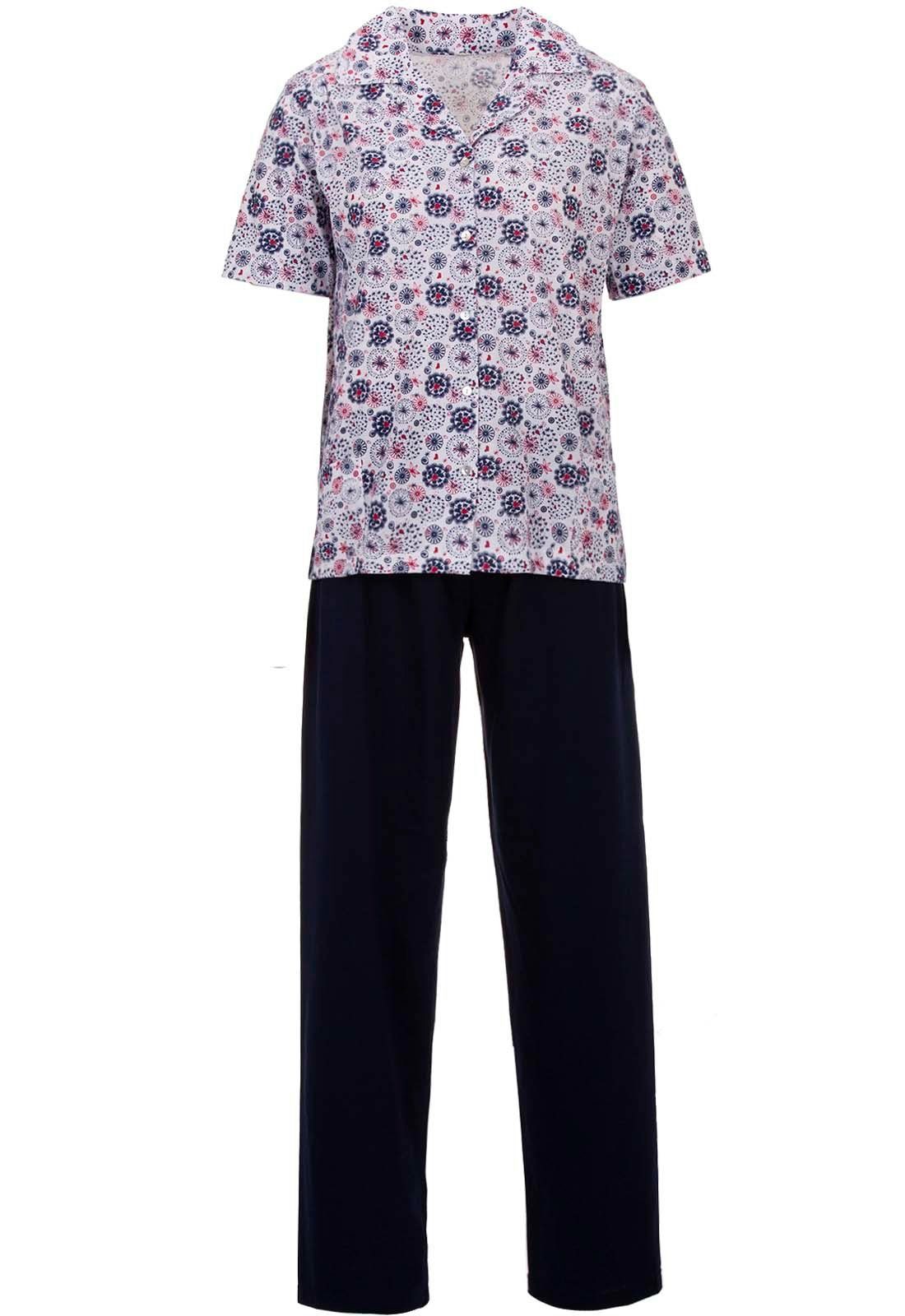 zeitlos Schlafanzug Pyjama Set Kurzarm - günstig online kaufen