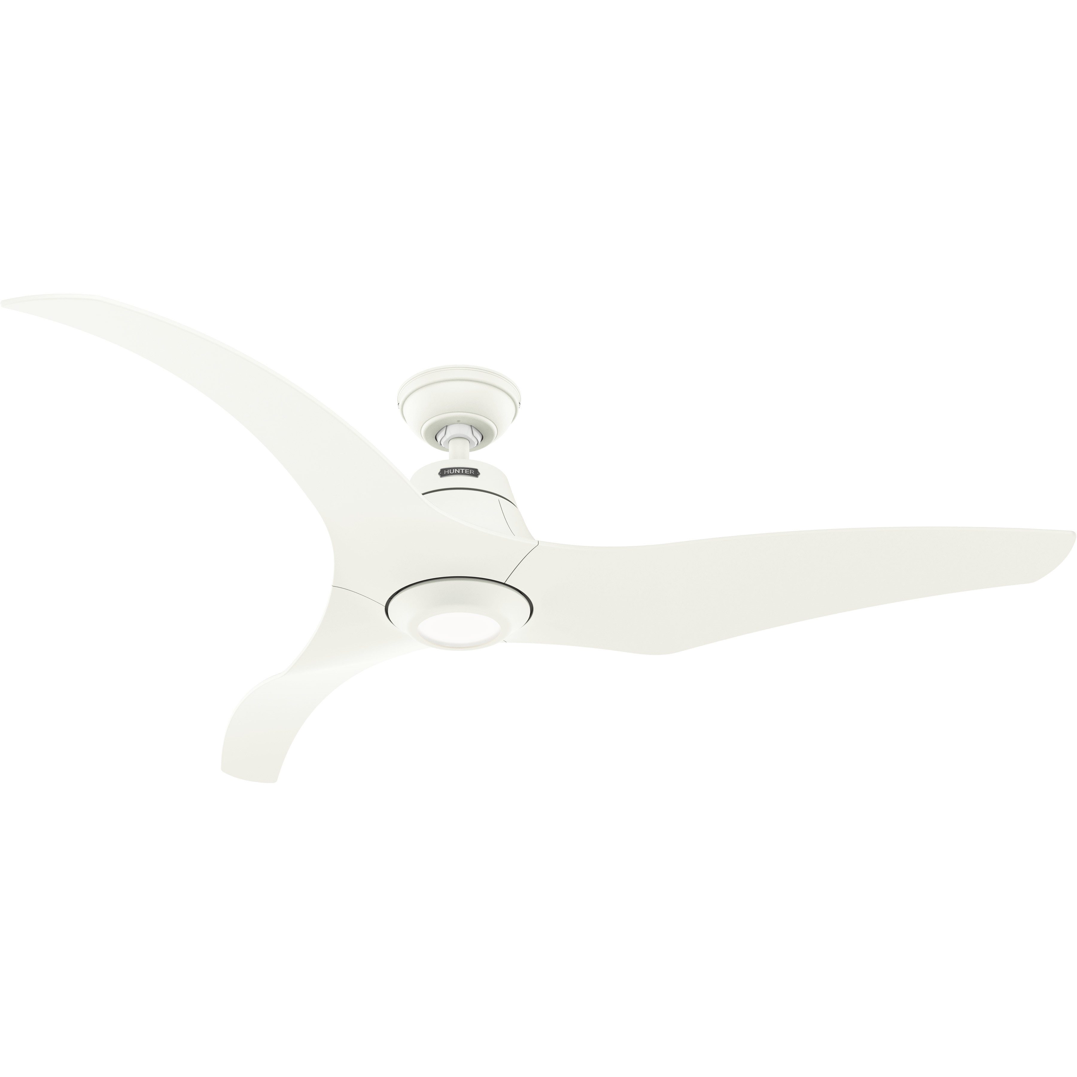 Hunter Deckenventilator DC Deckenventilator Stingray Weiß 152 cm mit LED, dimmbar