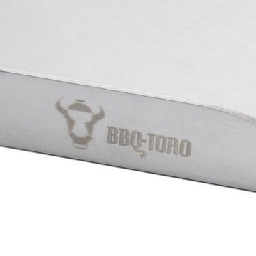 BBQ-Toro Grillplatte Edelstahl Grillpfanne, 40 x 41,5 cm, BBQ Plancha, Grillblech (1-St), Einfache Reinigung