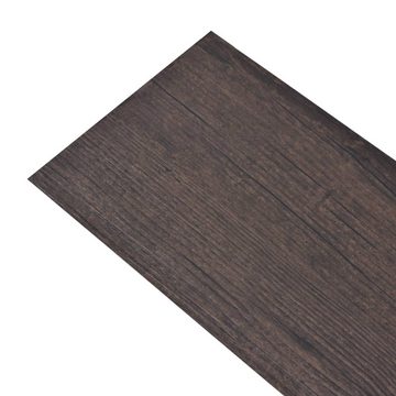 Teppichboden PVC-Fliesen Selbstklebend 2,51 m² 2 mm Dunkelbraun, vidaXL
