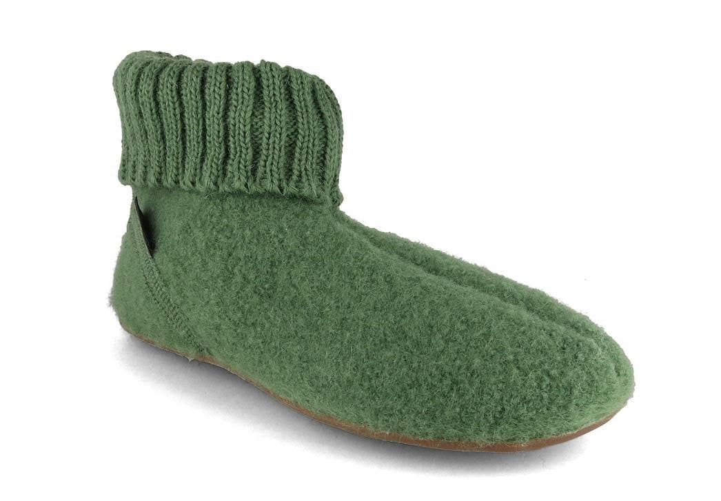 Haflinger Everest Karlo Hüttenschuhe, farn Hausschuh