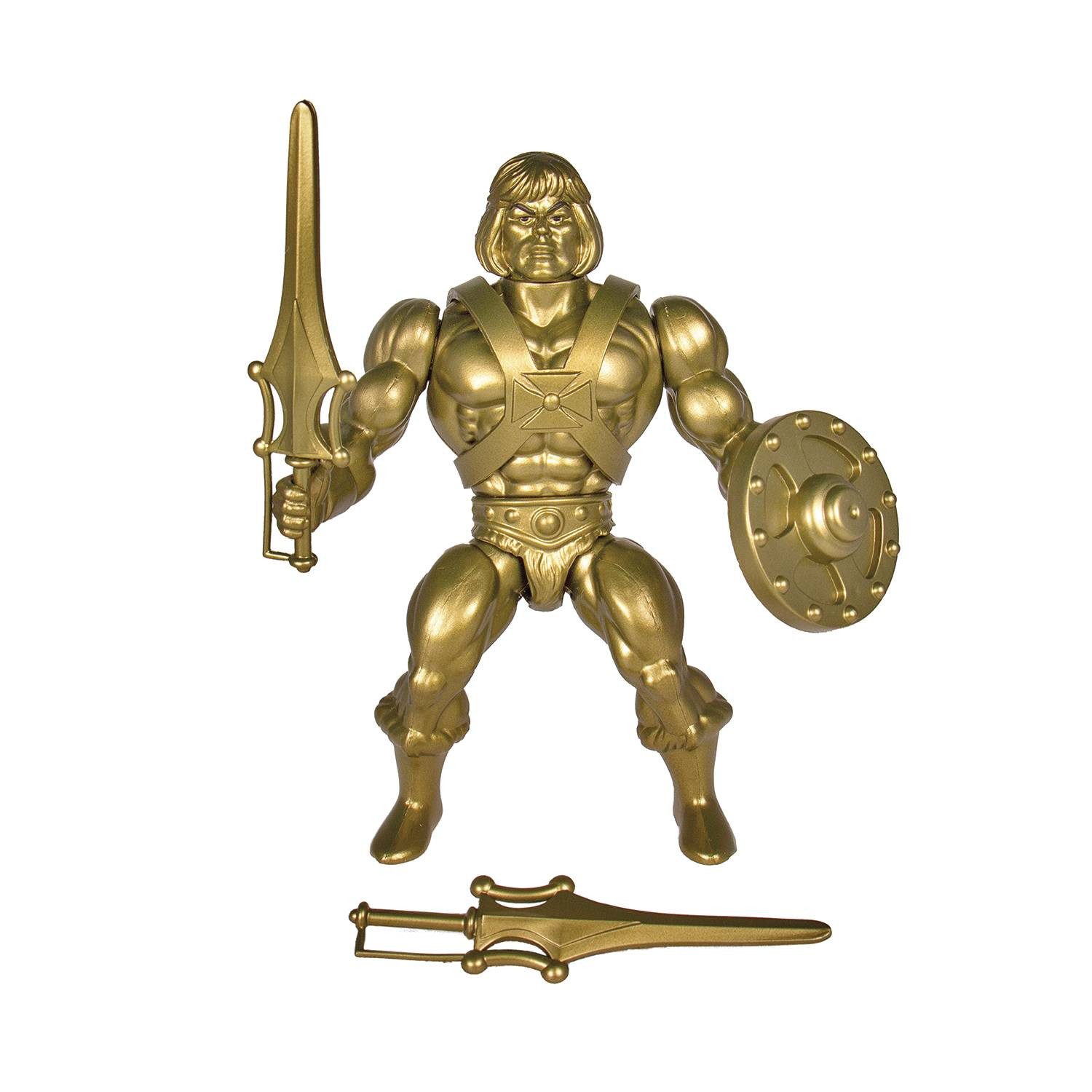 Super7 Actionfigur Masters of the Universe Vintage Collection Gold He-Man Actionfigur