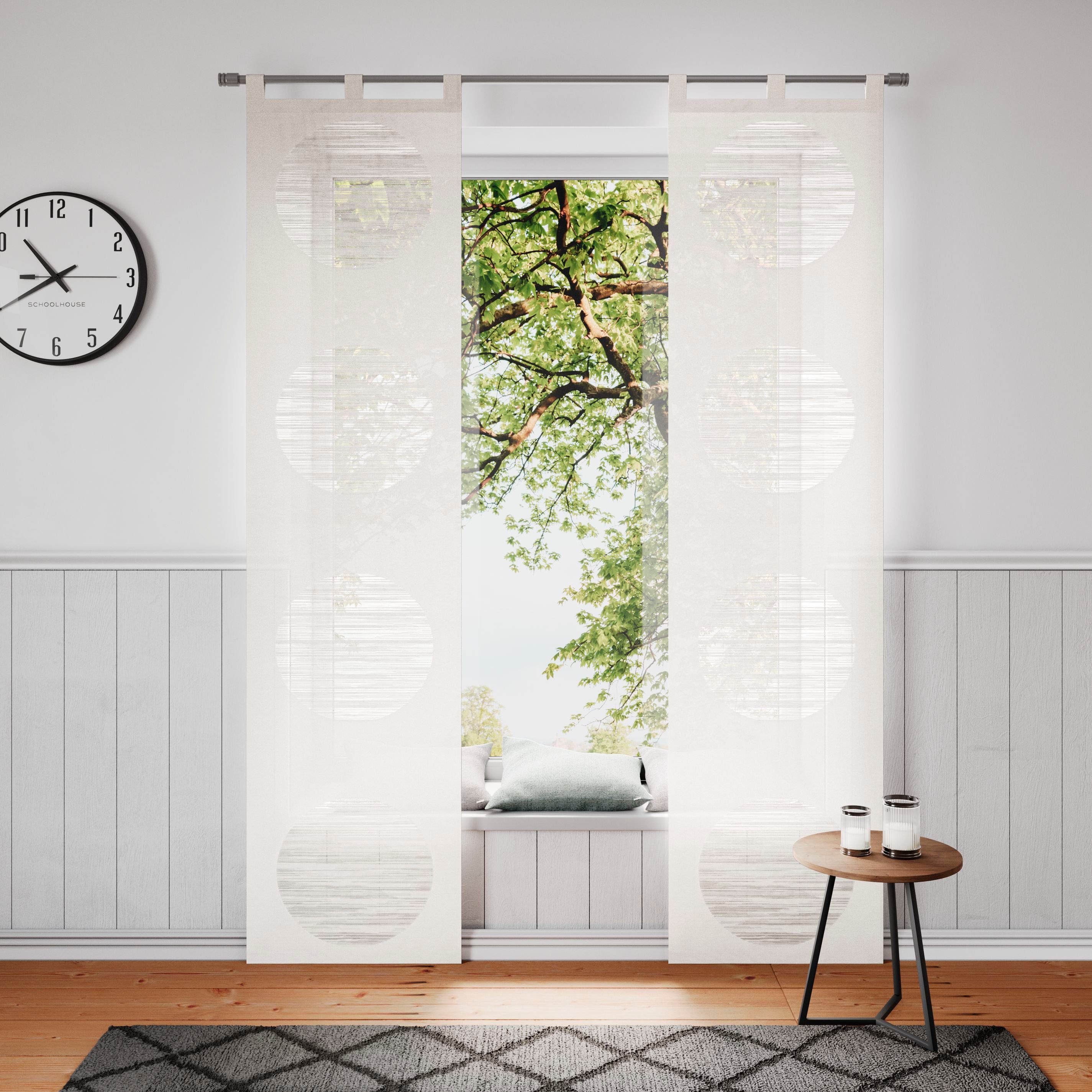 Neutex for you! Schiebegardine Padova (1 St), Schlaufen, halbtransparent, S günstig online kaufen