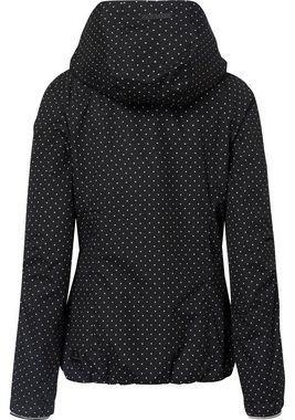 Ragwear Outdoorjacke DIZZIE DOTS O trendige Übergangsjacke mit Kapuze