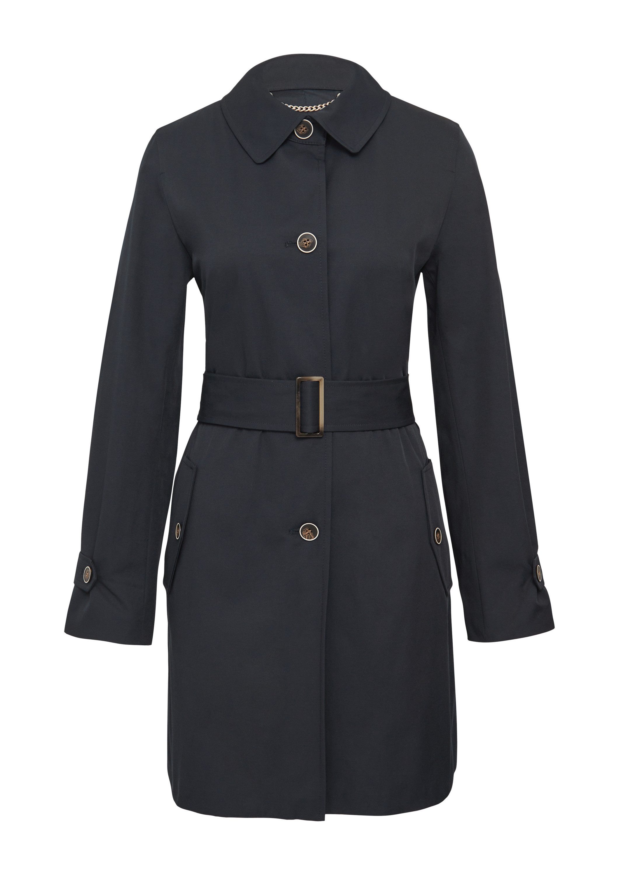 s.Oliver Trenchcoat Outdoor-Mantel Leicht gefütterter Mantel im Trench-Stil günstig online kaufen