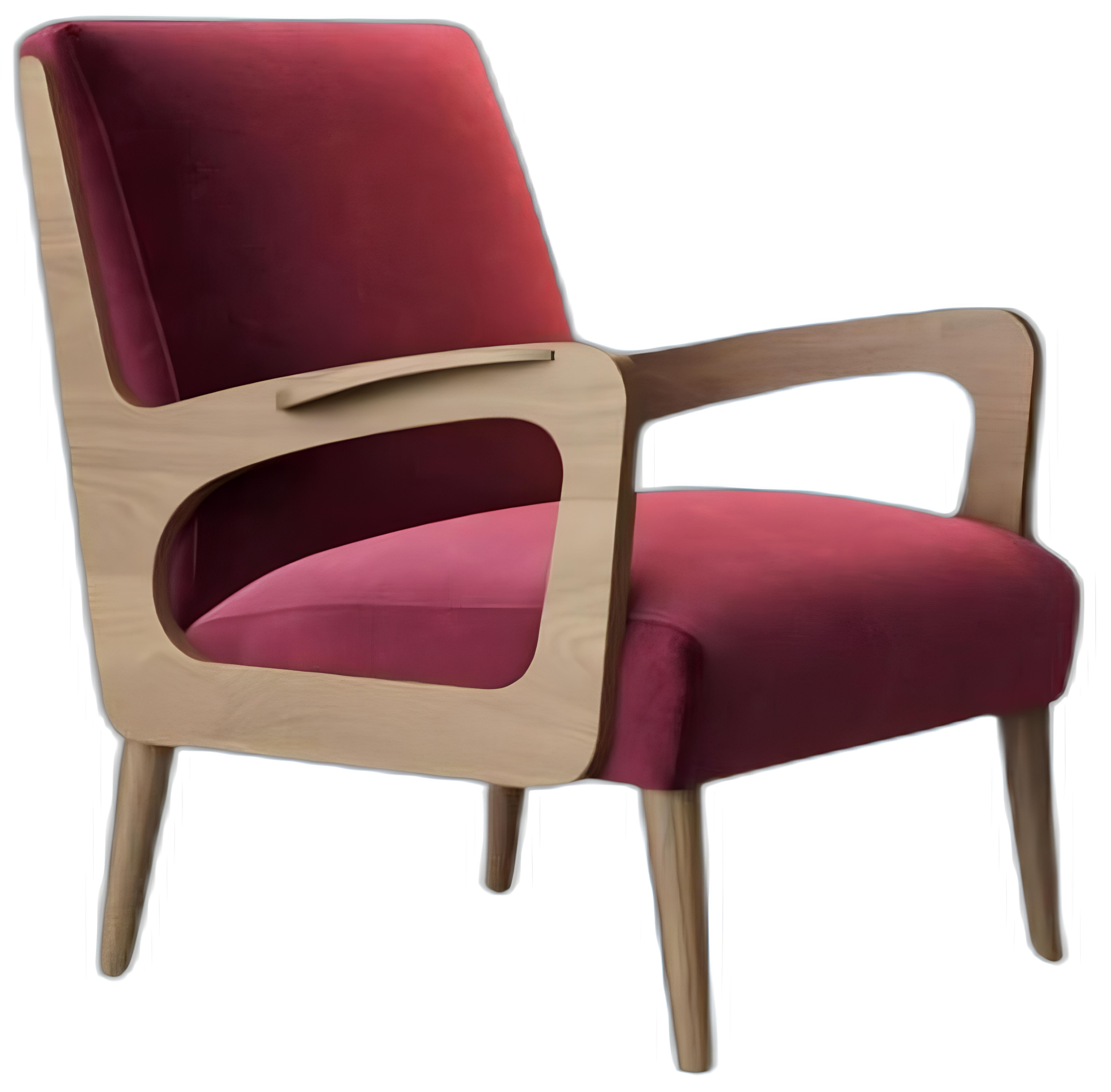 Xlmoebel Cocktailsessel Eleganter Sessel aus Textil für stilvolles Wohnen (1-St., Sessel), Hergestellt in Europa