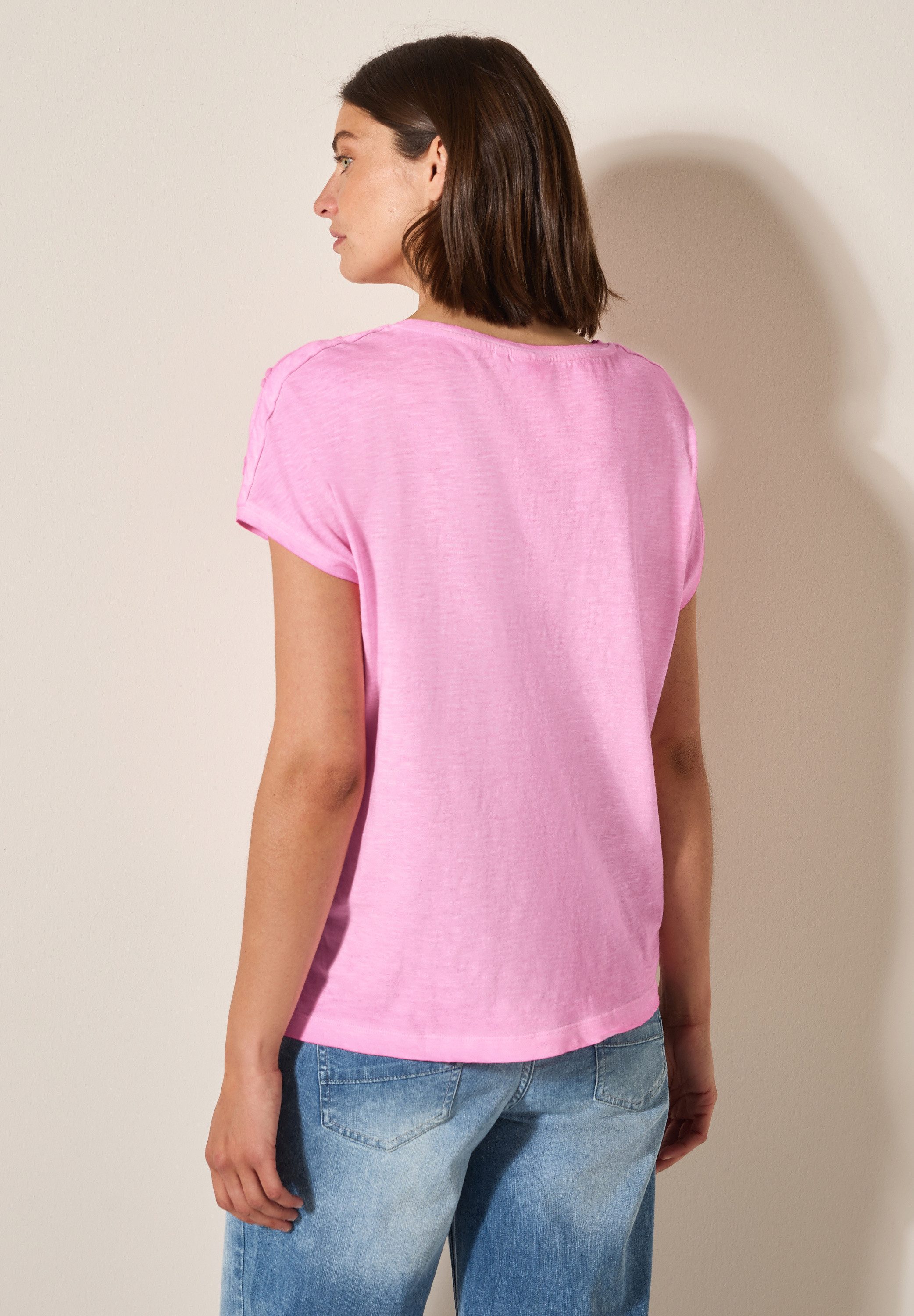 CECIL T-Shirt mit Knopfdetails an der günstig online kaufen