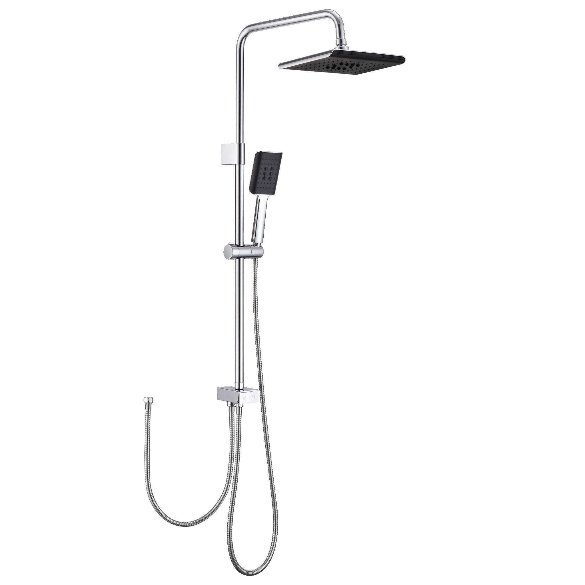 HOMELODY Duschsystem Duschset Regendusche mit Handbrause,Duschsäule günstig online kaufen
