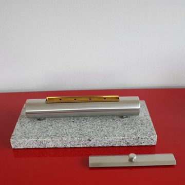 440s Tischfeuer 440s Edelstahl Tischfeuer MODENA mit grauem Granit-Sockel (Stück)
