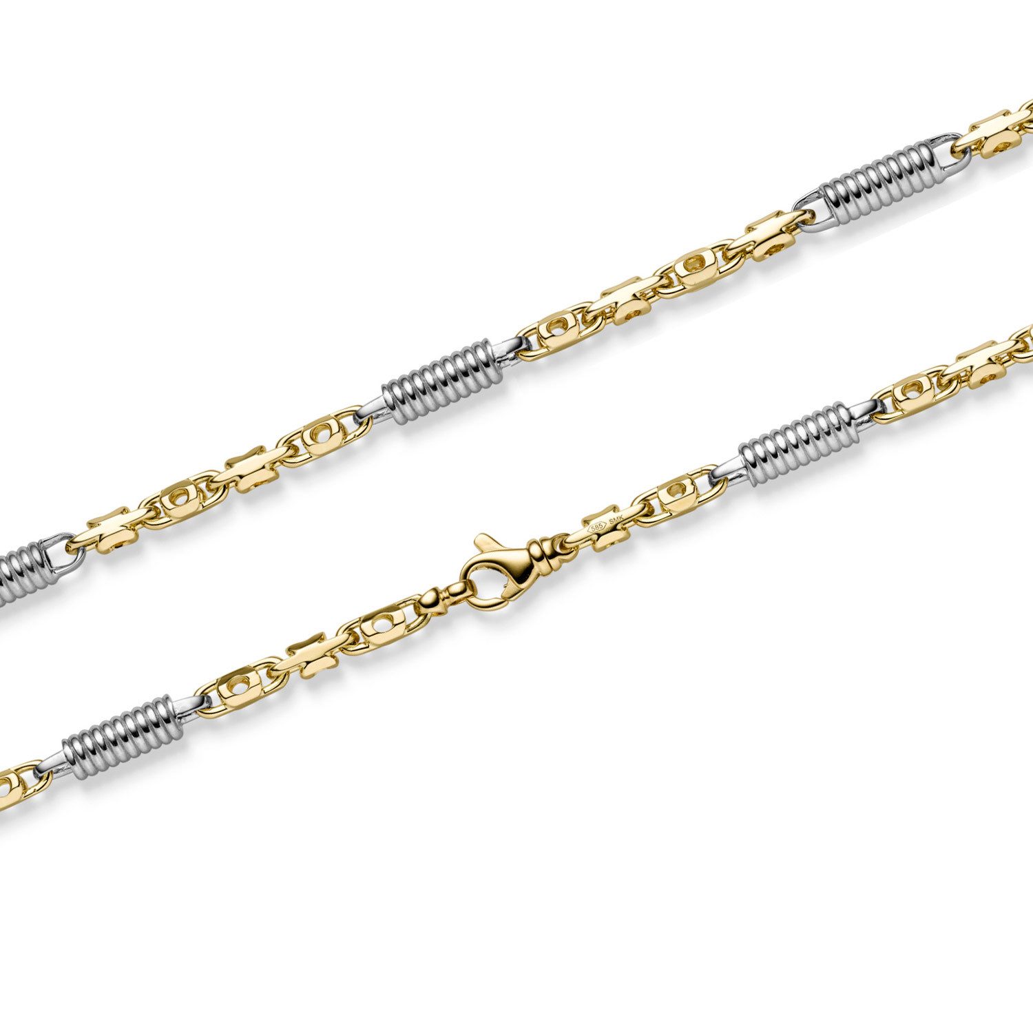 HOPLO Goldkette Goldkette Monte Carlo Kette Halskette 2,5 mm 19 cm 585-14 K günstig online kaufen