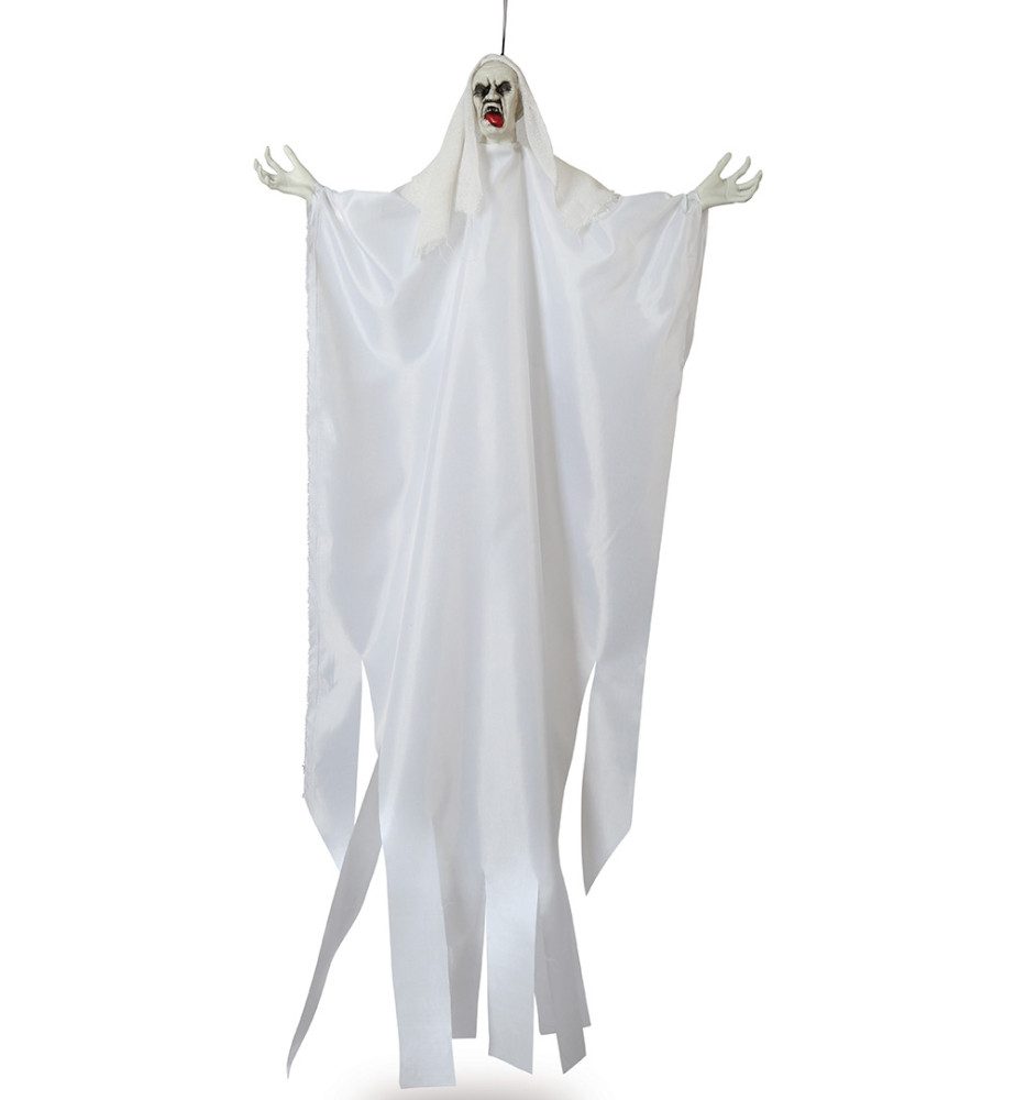 Fries Dekohänger XXL Halloween Deko Horror Totenkopf Hänger 150 cm Hoch Beweglich, XXL 150 cm Hoch