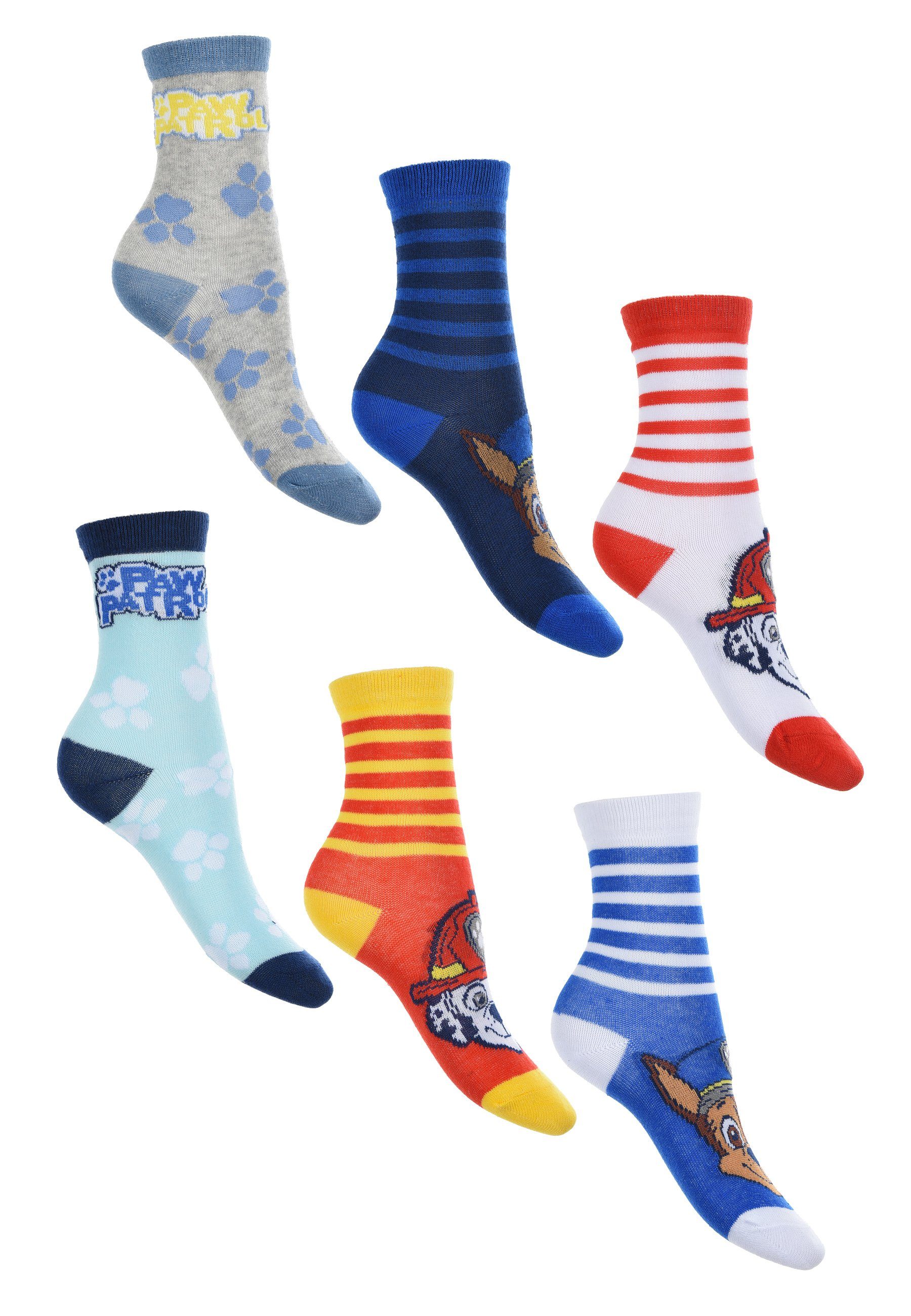Socken Chase Marshall Kinder Jungen Socken 6 Paar Strümpfe Paket