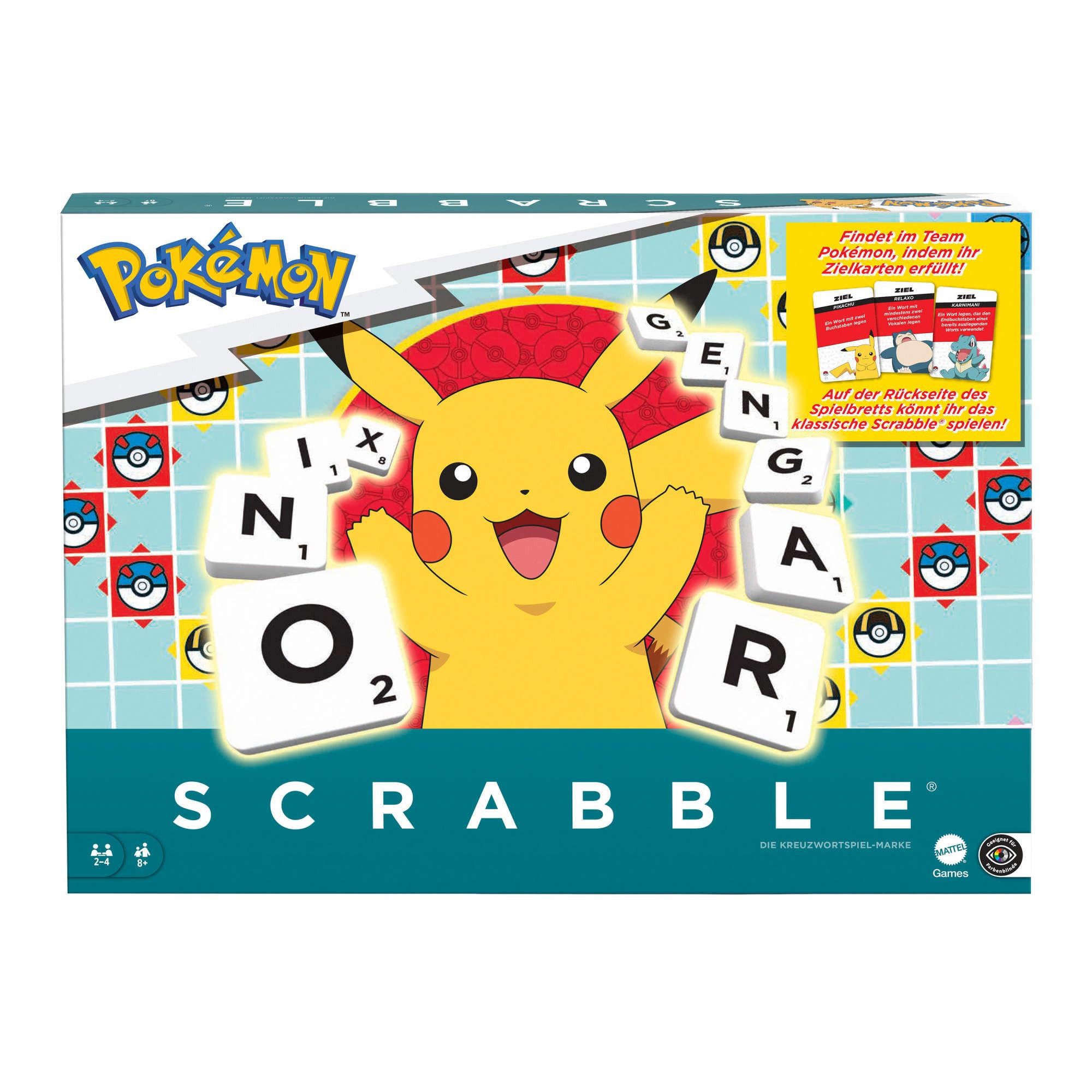 Mattel® Spiel Scrabble Pokémon (deutsche Ausgabe), Scrabble Pokémon (deutsche Ausgabe)