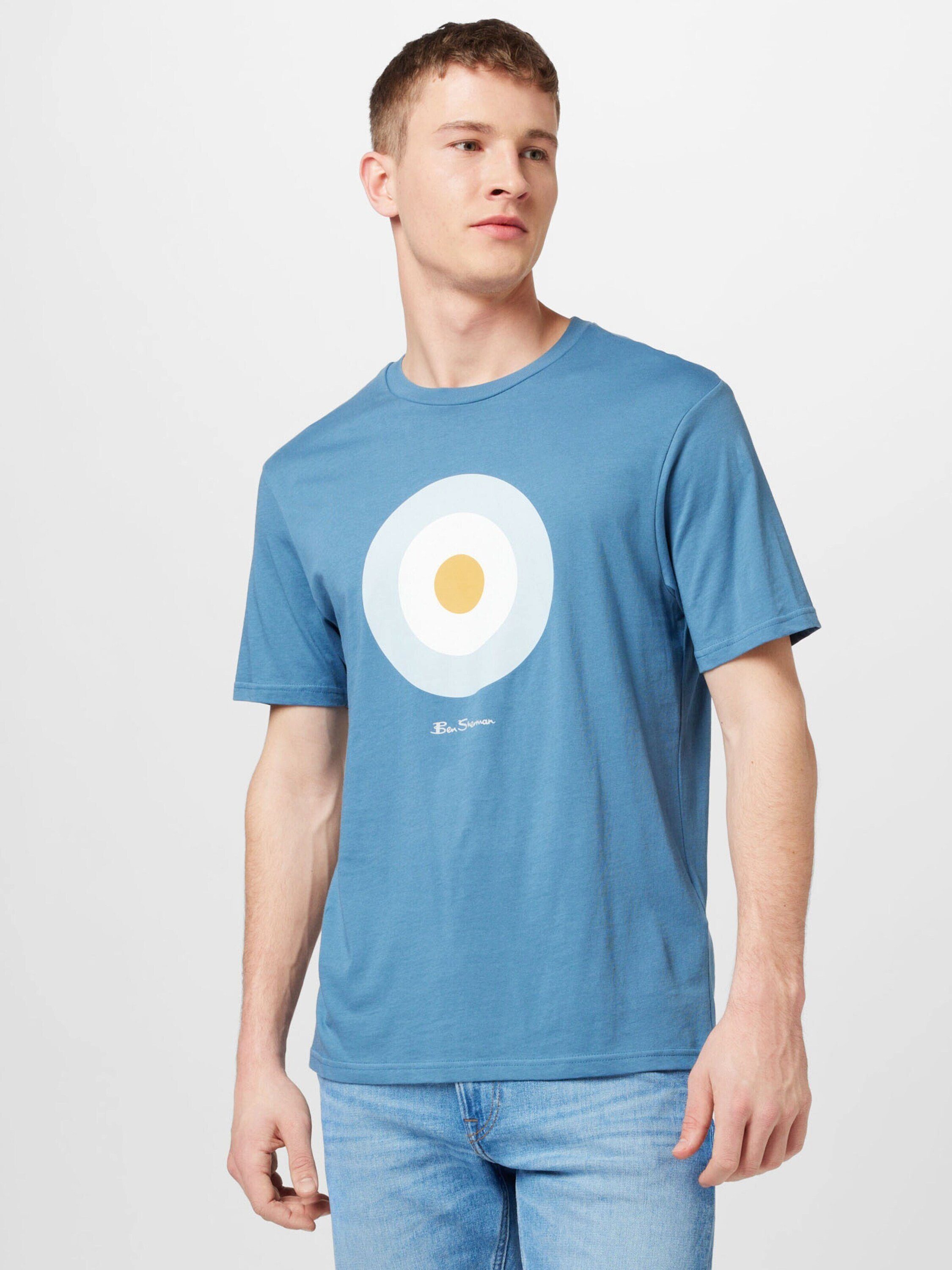 Ben Sherman T-Shirt (1-tlg) blue shadow