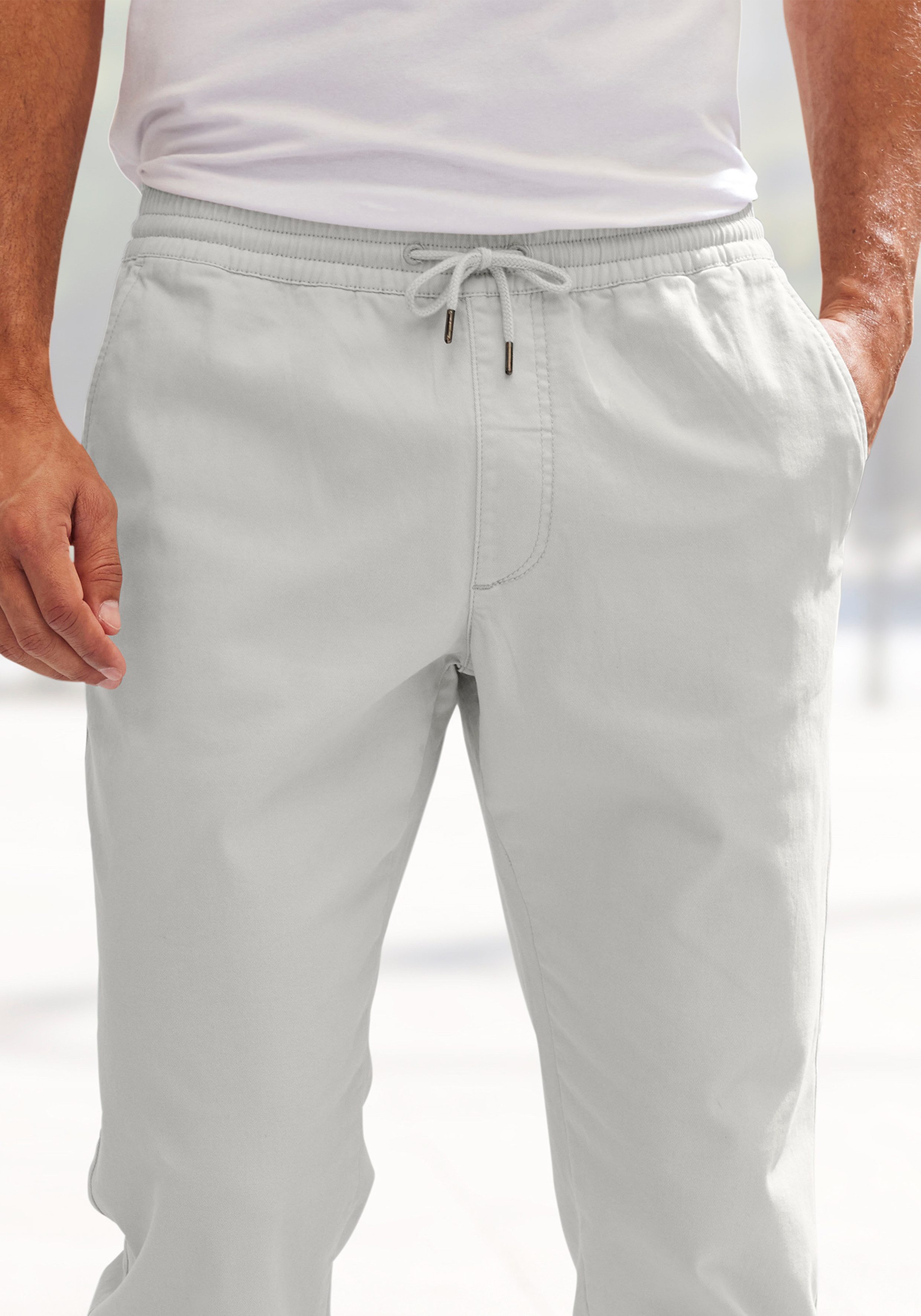 John Devin Jogger Pants Jogg Pants aus elastischer Baumwoll-Qualität