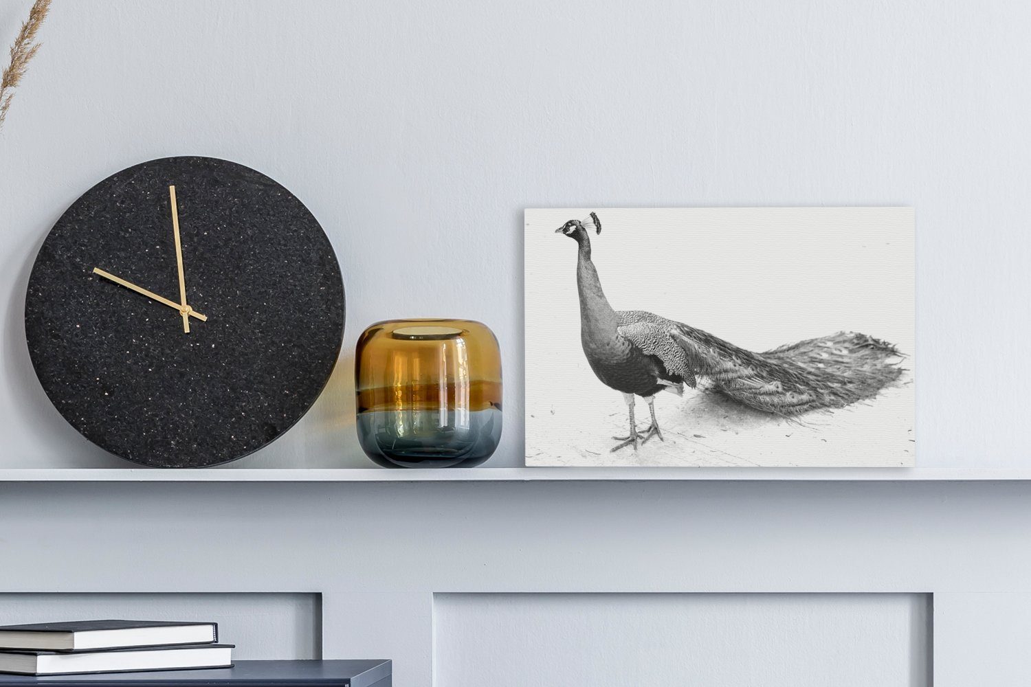 OneMillionCanvasses® Leinwandbild Pfau in Ruhe - günstig online kaufen