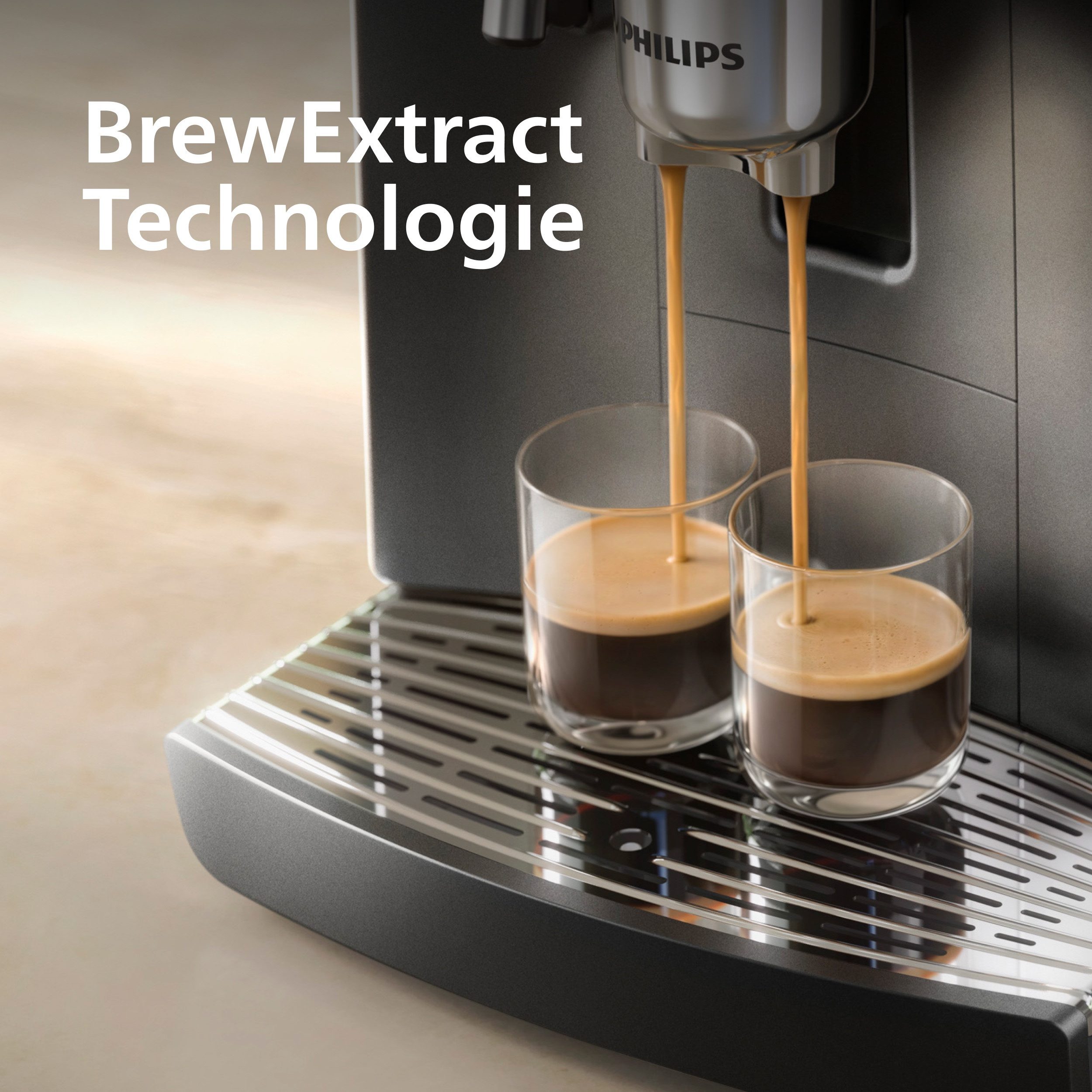 Philips Kaffeevollautomat EP8757/12 8000 Series LatteGo Pro Café Aromis, 50 Getränke (heiß oder eisgekühlt), LatteGo Pro-Milchsystem, BrewExtract Technologie, appfähig