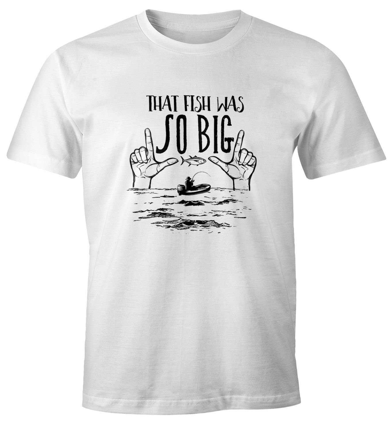 MoonWorks Print-Shirt Herren T-Shirt Angler-Shirt That günstig online kaufen