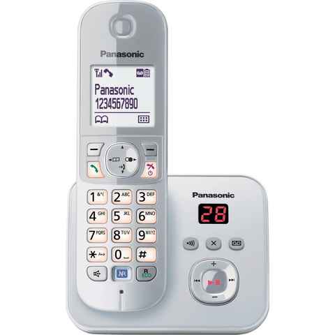 Panasonic KX-TG6821G Schnurloses DECT-Telefon (Mobilteile: 1, mit Anrufbeantworter)