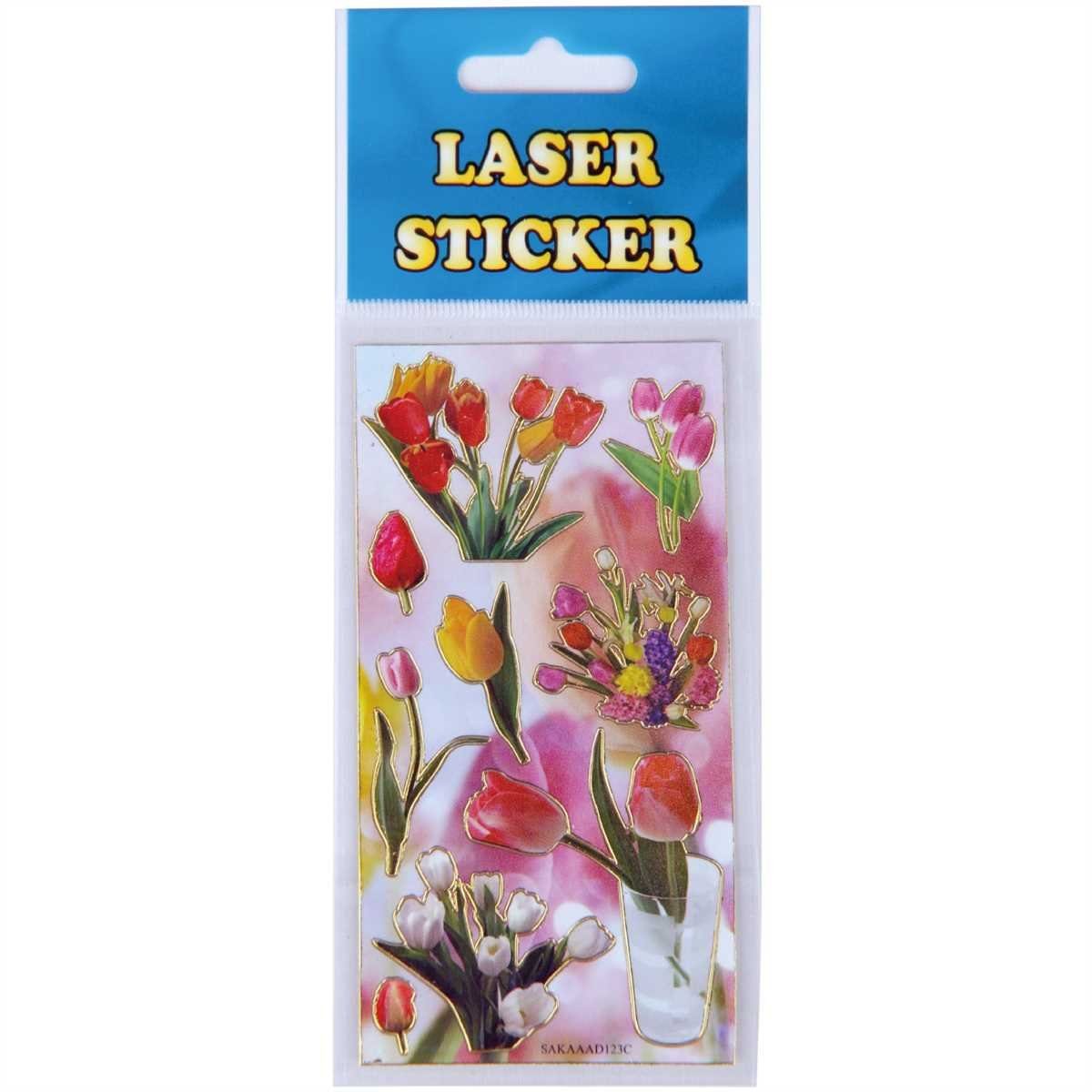 Bestlivings Sticker, (1-tlg), Sammelsticker, Blumensticker, Geschenkaufkleber, selbstklebend