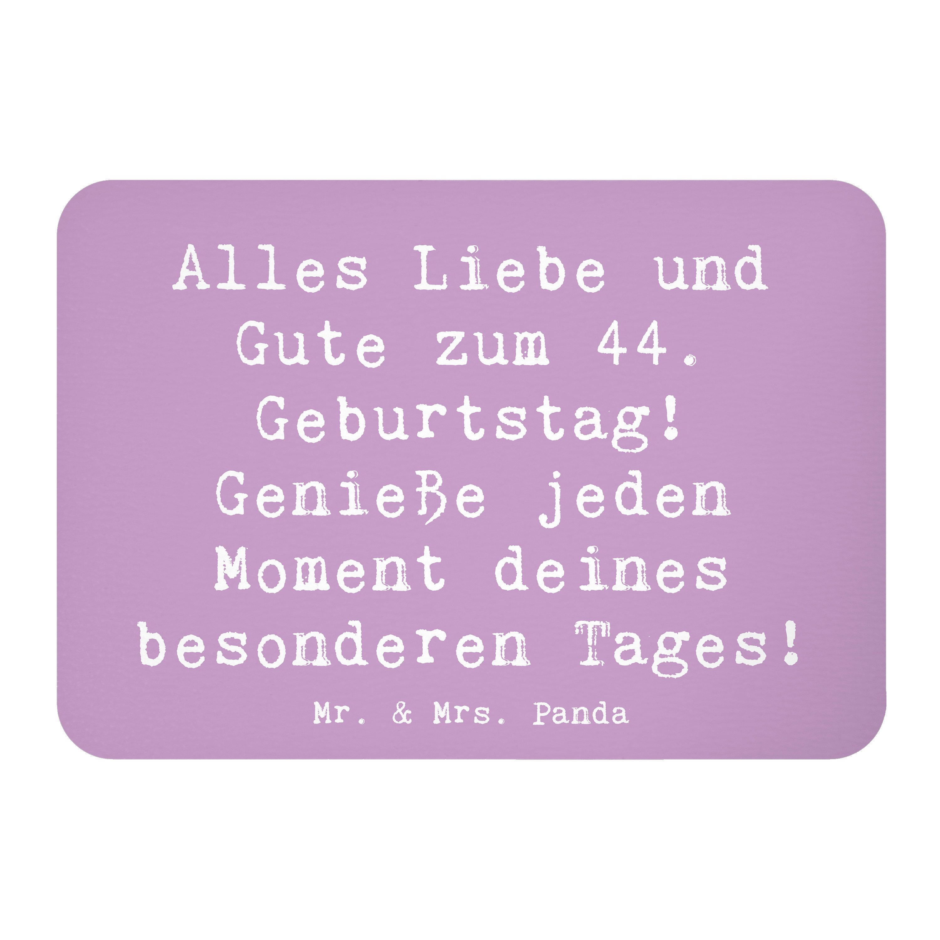 Magnet Spruch 44. Geburtstag - Lavendeltraum - Geschenk, Alles Liebe und Gut