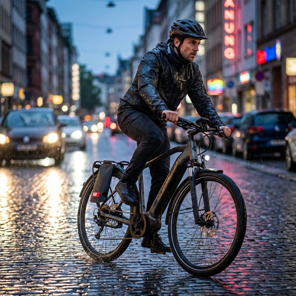 Fahrer Schutzblech Spritzlappen Latz-E Plus Snap 70 Fahrer schwarz für 70 bis 90mm