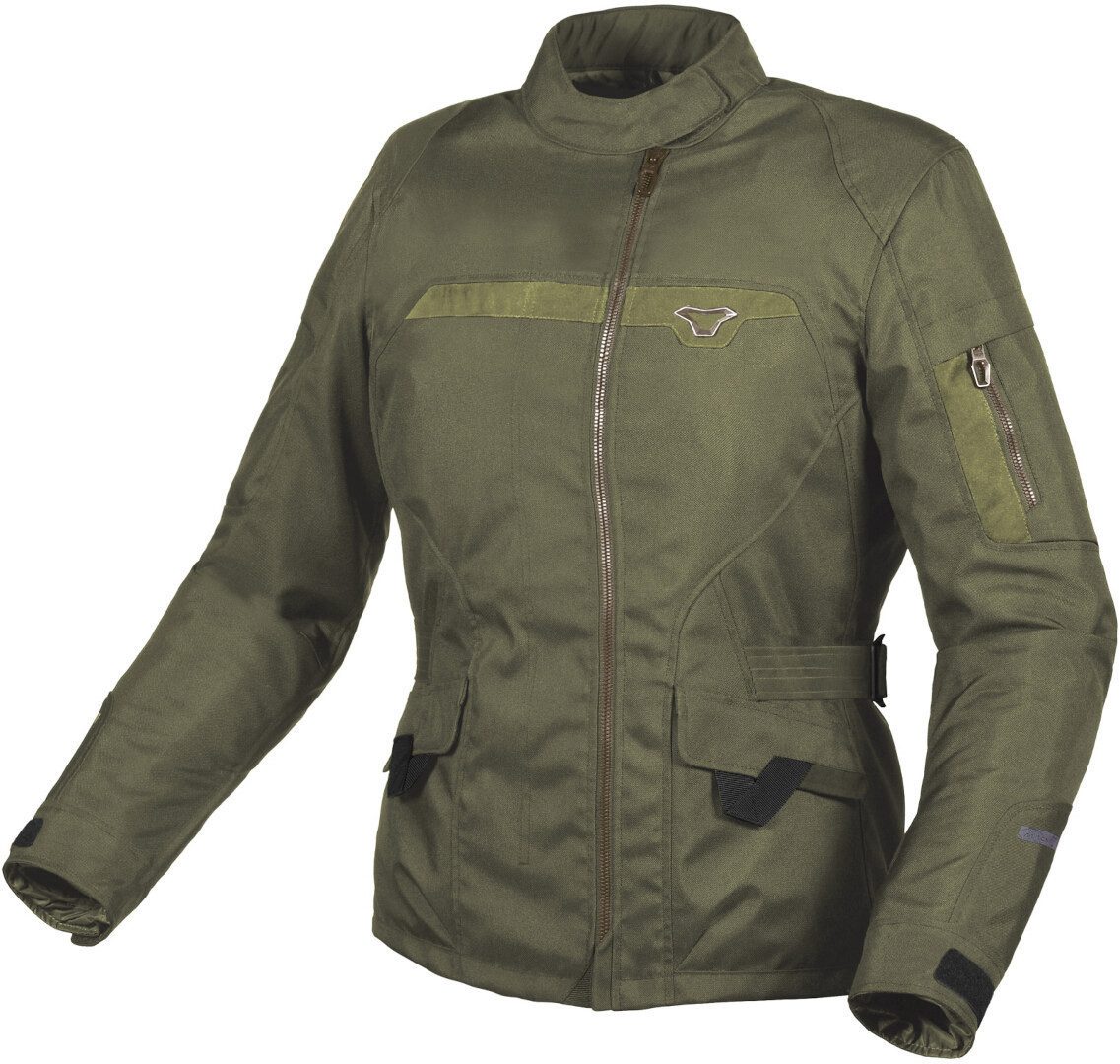 Macna Motorradjacke Evora wasserdichte Damen Motorrad Textiljacke herausnehmbares Innenfutter,wasserdicht