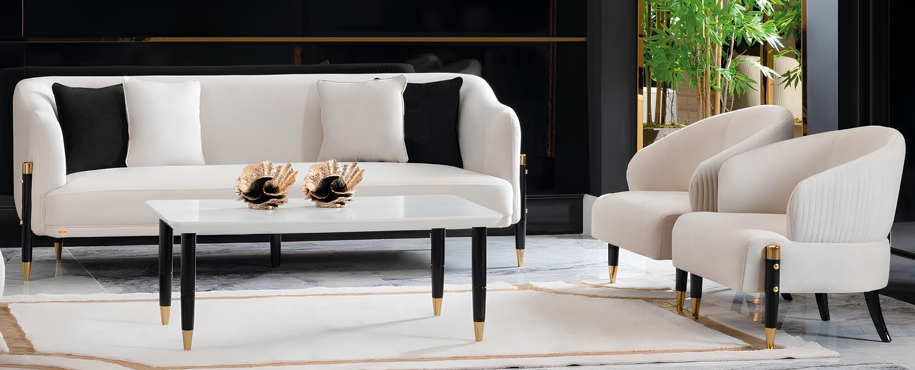 Xlmoebel Polstergarnitur Sofagarnitur 3+1+1 Sitzer Design Sofa Polster Couch Set, (3-tlg), Made in Europa