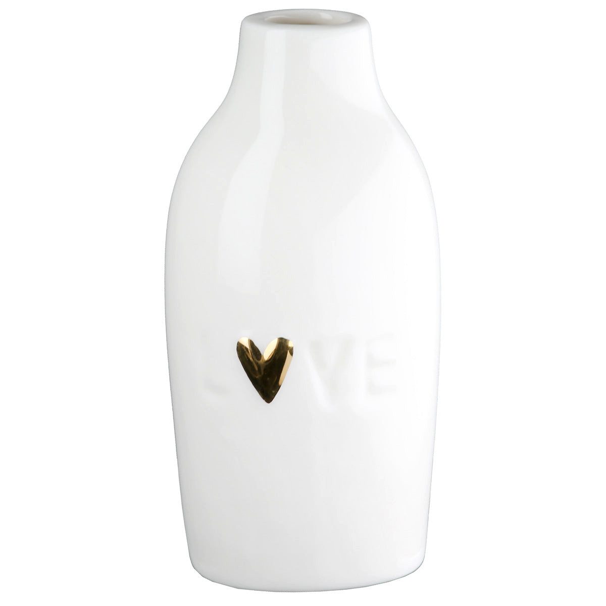 GILDE Dekovase Vase aus Porzellan "Love" von Gilde Porzellanvase mit Herz