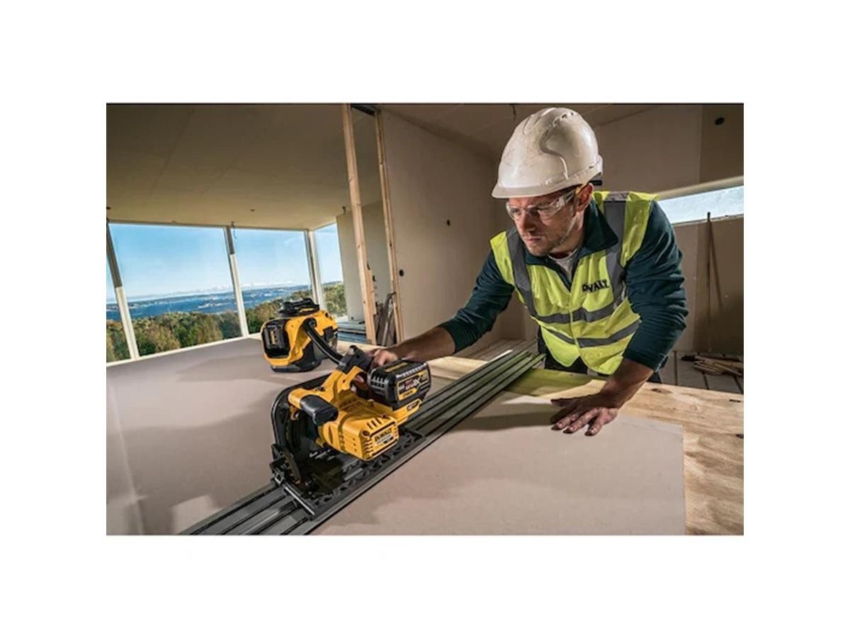 DeWalt Akku-Tauchsäge 54V, Basisv., ohne Akku und Ladegerät, Sägeblatt-Ø: 165 mm, inkl. T STAK™-Box VI
