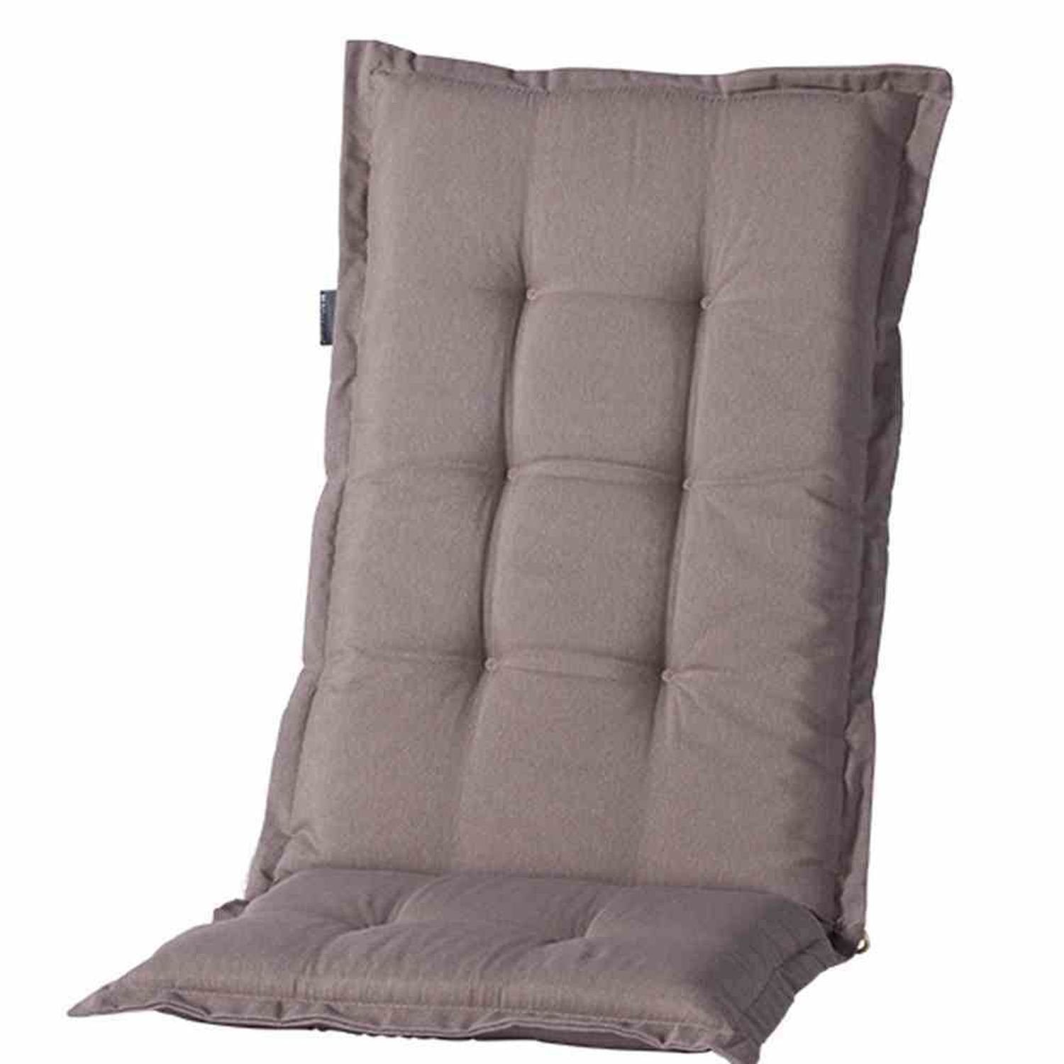 Madison Sesselauflage Panama taupe, Auflage zu Sessel hoch 50% Baumwolle / 45% Polyester