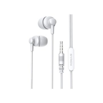 Syrox Syrox K13 3.5mm Jack In-Ear-Kopfhörer Stereo Qualität In-Ear-Kopfhörer