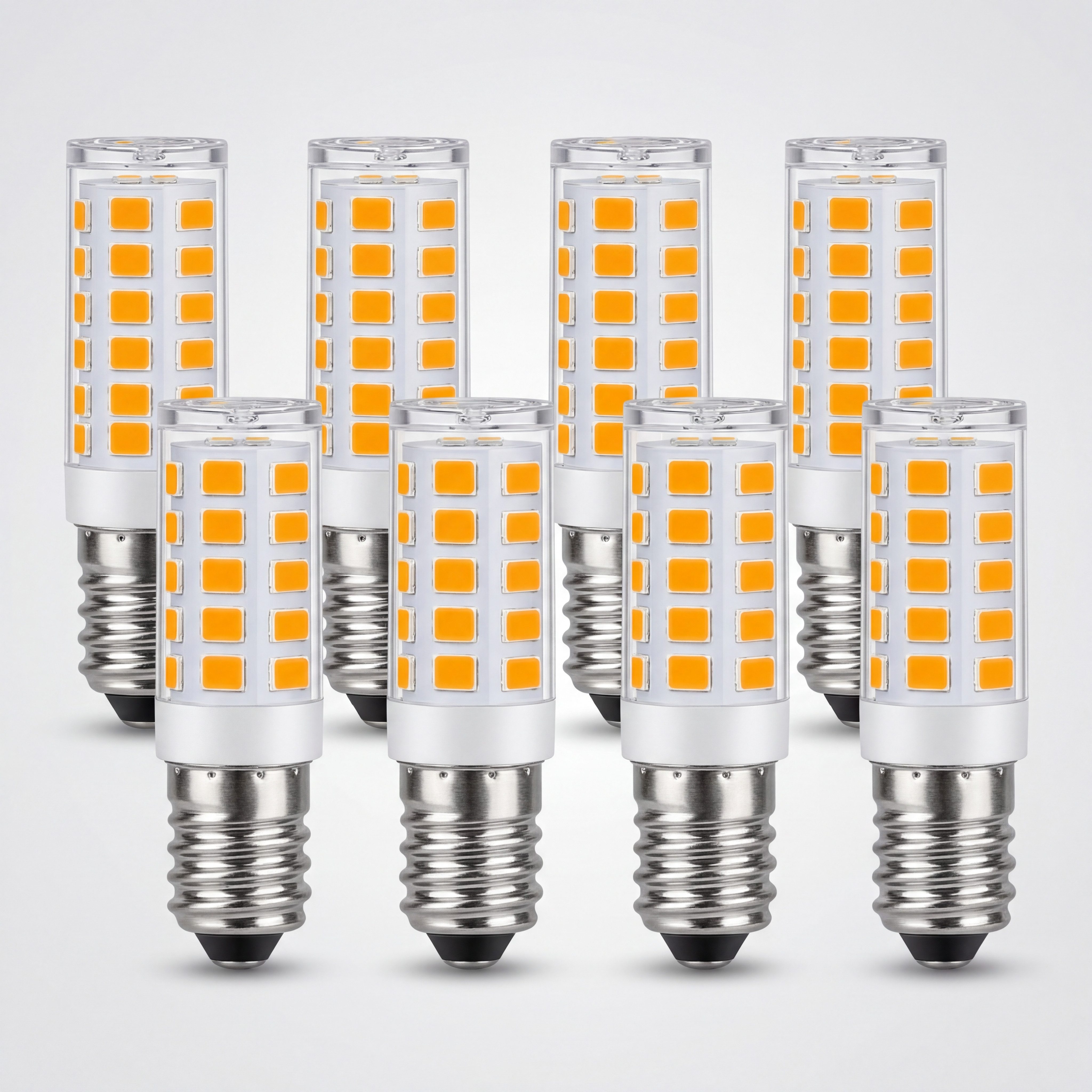 ZMH LED-Leuchtmittel E14 Vintage 8ER Glühbirne - 2700K Retro Glas 3W Energiesparlampe, E14, 8 St., Warmweiß, Aufgerüsteten 2835 SMD-LEDs für Schlafzimmer Küche