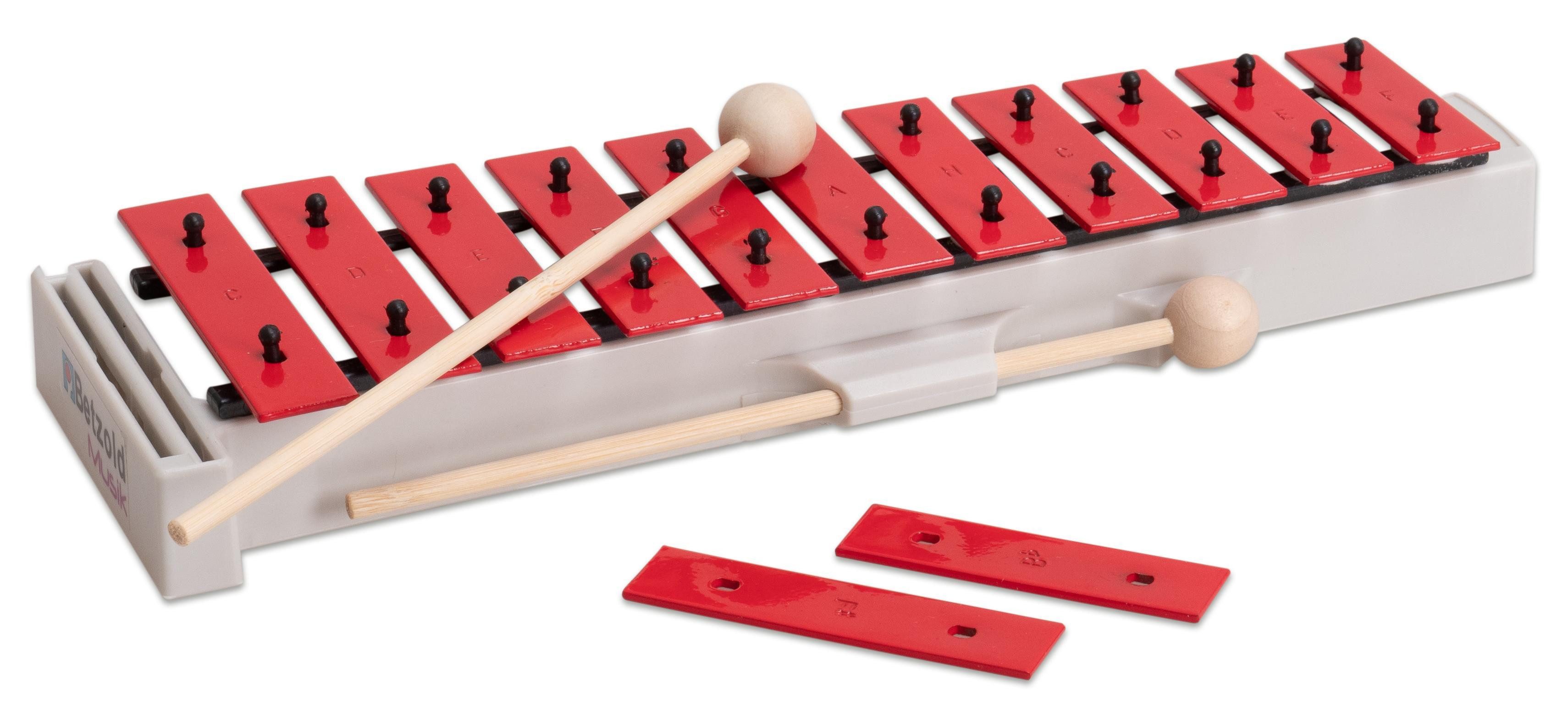 Betzold Glockenspiel Sopran-Glockenspiel, rot
