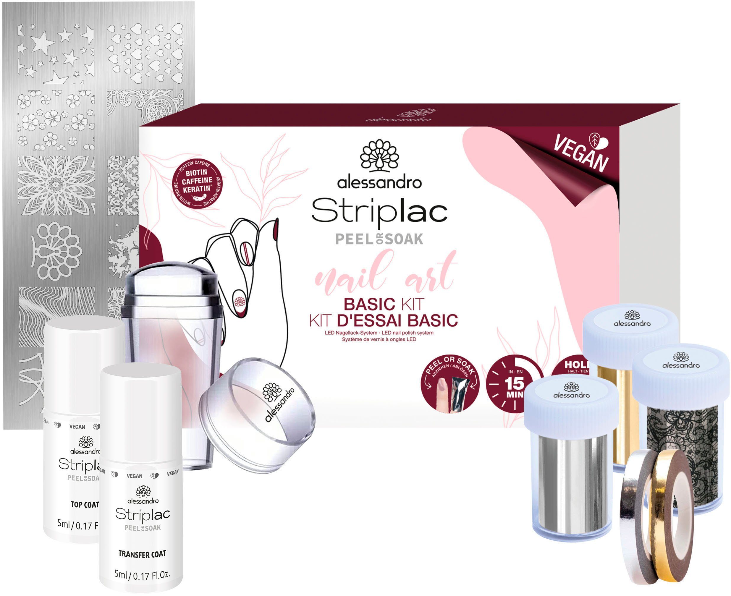 Nagellack-Set STRIPLAC NAIL ART BASIC KIT