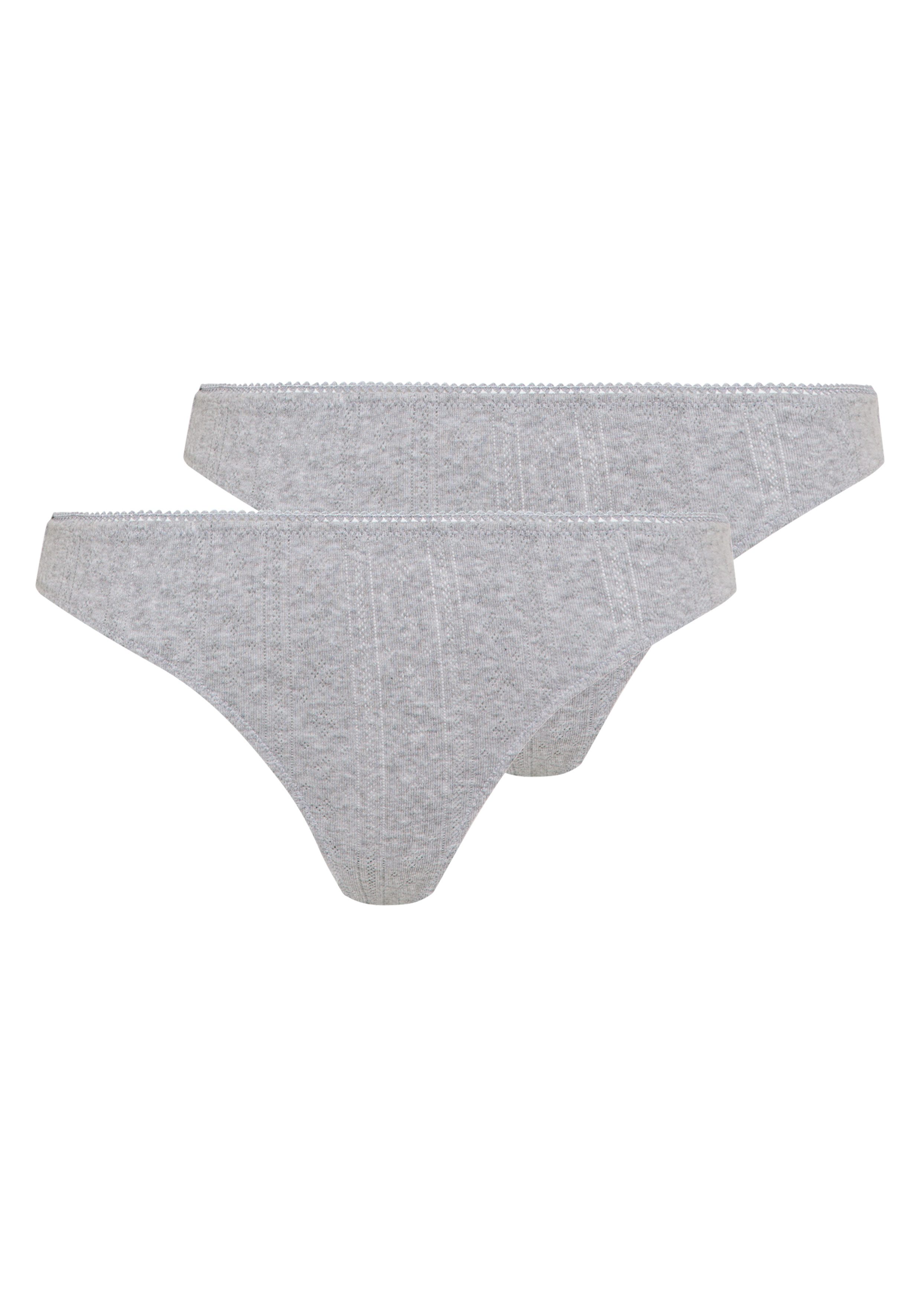 LSCN by LASCANA String (2er Pack) in schöner Pointelle-Qualtiät