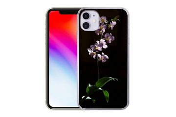 MuchoWow Handyhülle Orchidee - Blume - Rosa, Handyhülle Apple iPhone 11, Smartphone-Bumper, Print, Handy