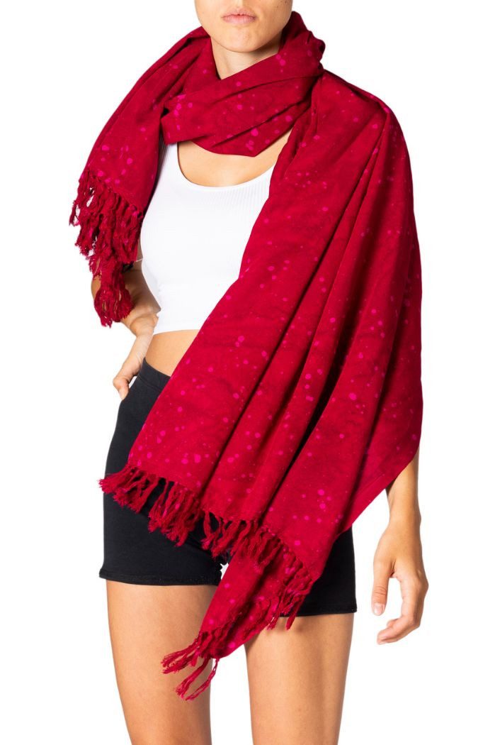 PANASIAM XXL-Schal Schal Wachsbatik für jede Jahreszeit egal ob als Schultertuch, Strandtuch Sarong oder Wickelkleid aus wunderbar weicher Viskose