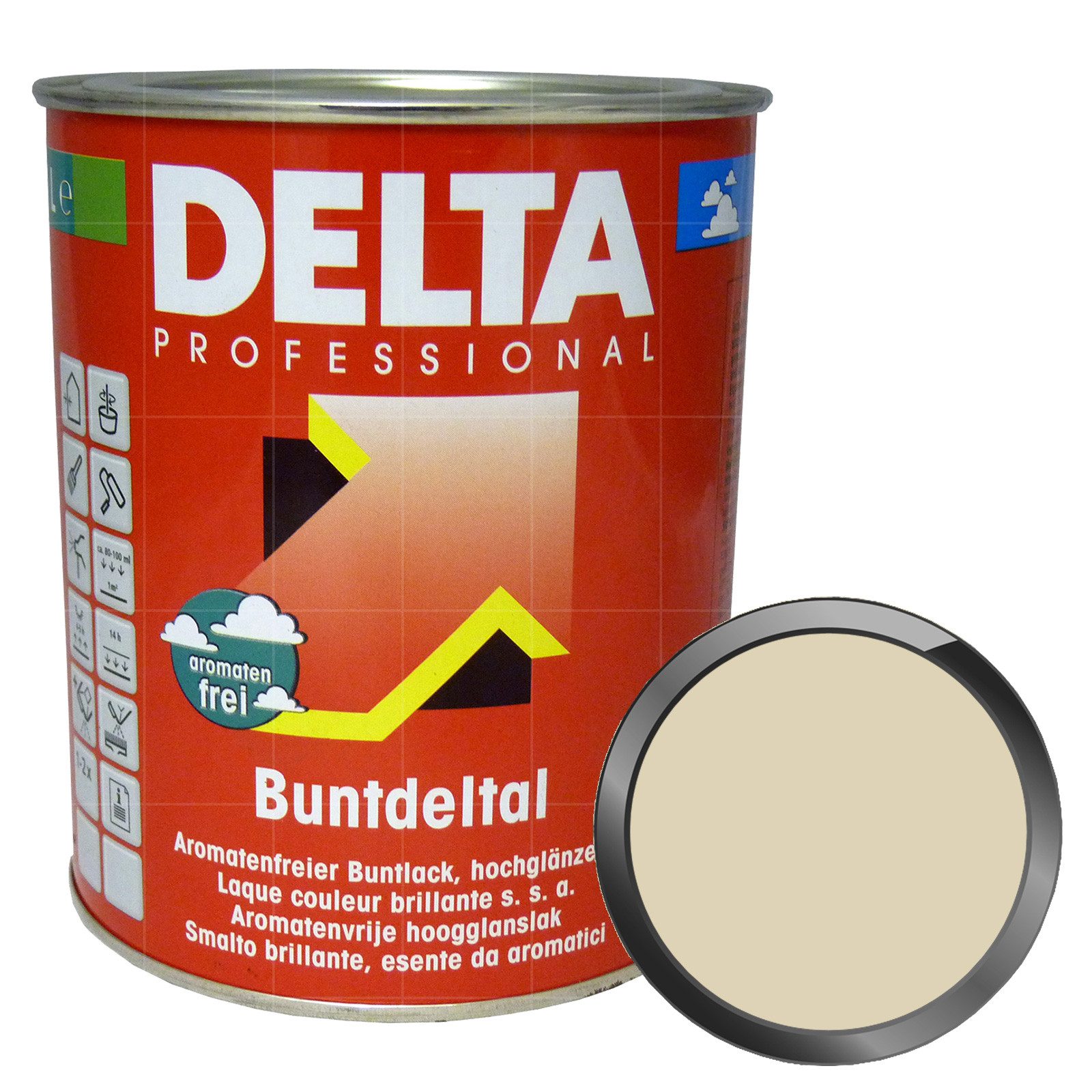 Delta Lack Professional Buntdeltal - 0.375 Ltr