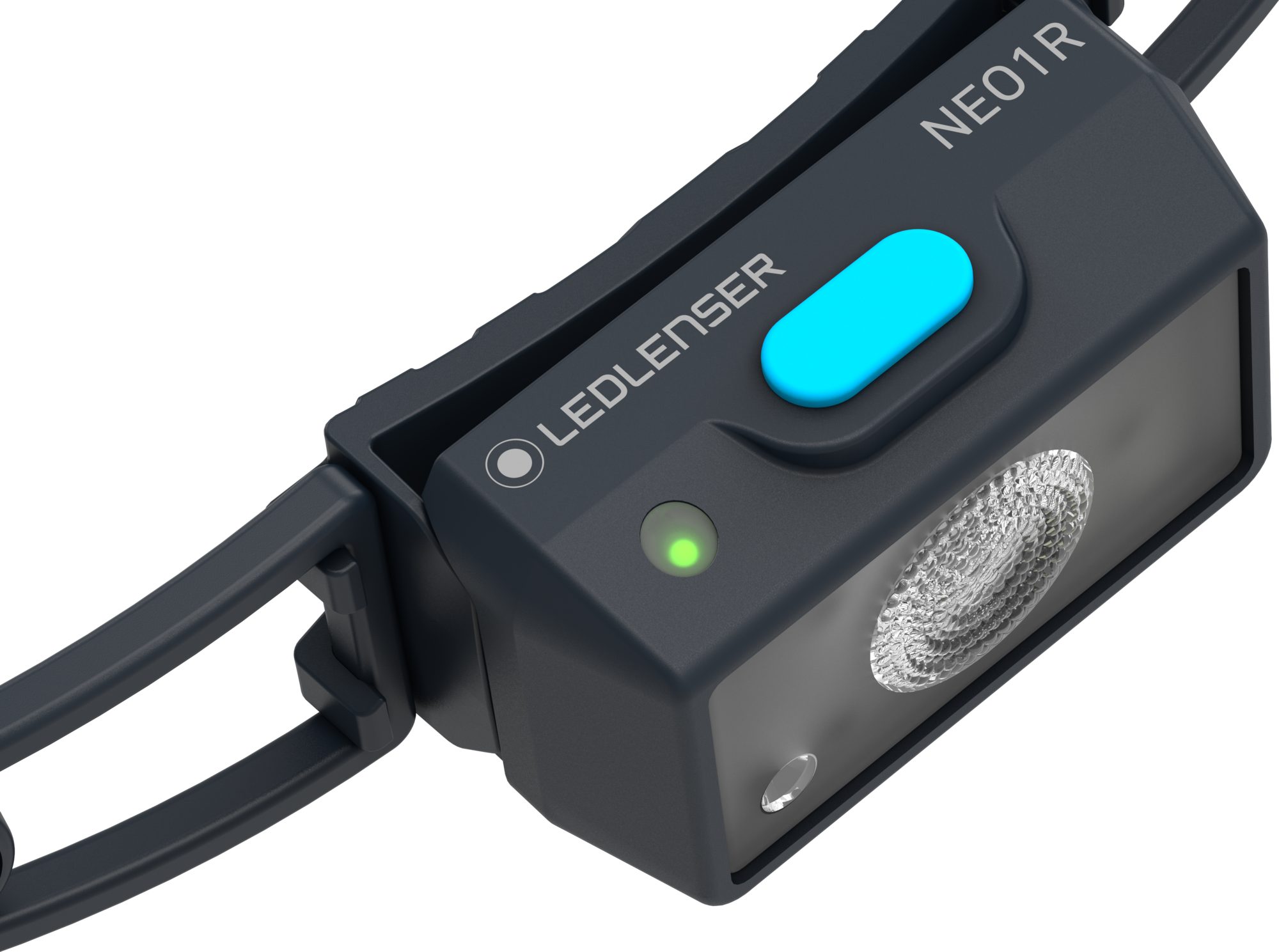 Ledlenser LED Stirnlampe NEO1R Blau, max 250 Lumen, 39g leicht, 80m Leuchtweite, bis 15 Std. Laufzeit, Akku