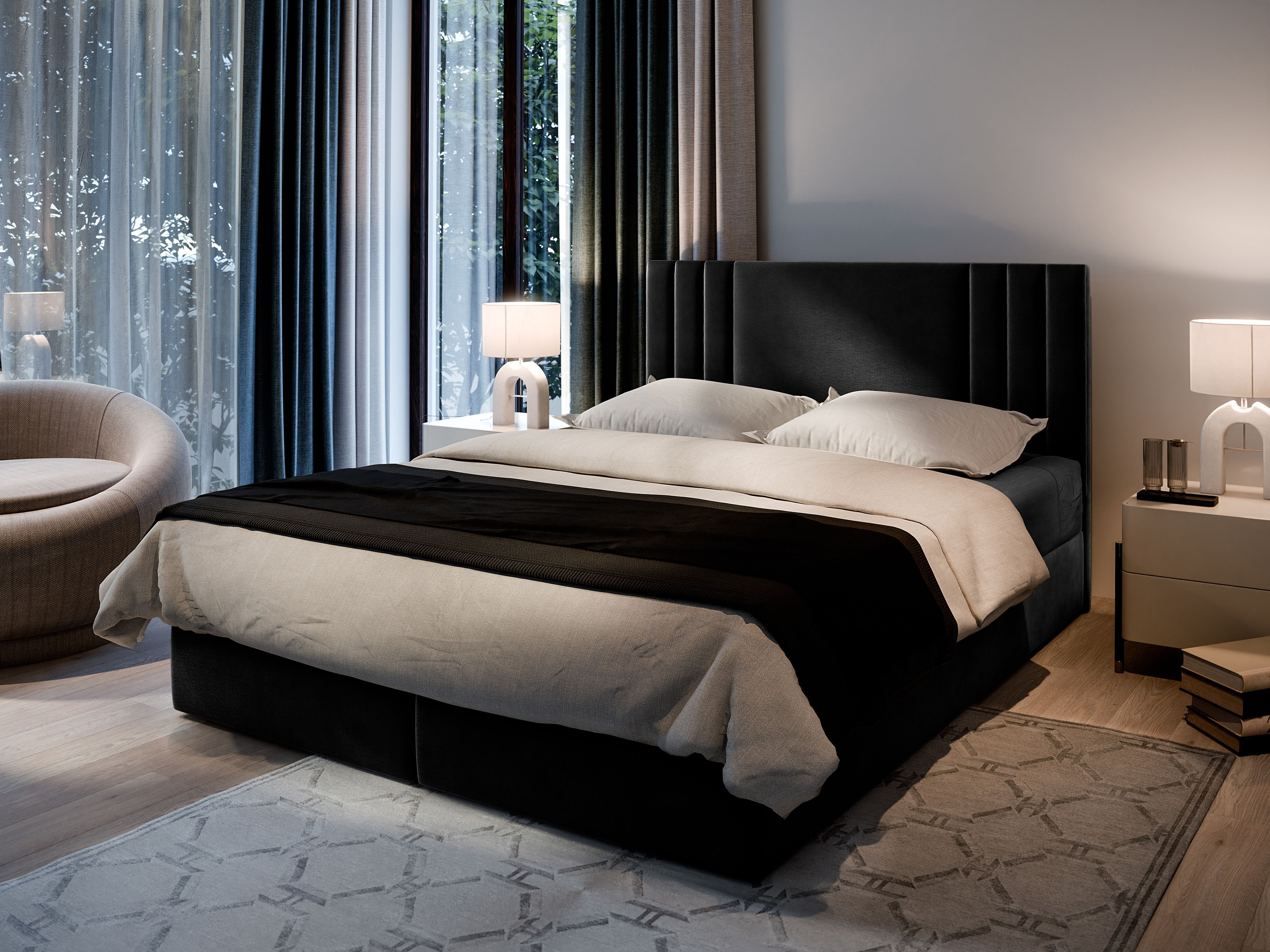 Masseno Boxbett BRES 180x200 cm mit günstig online kaufen