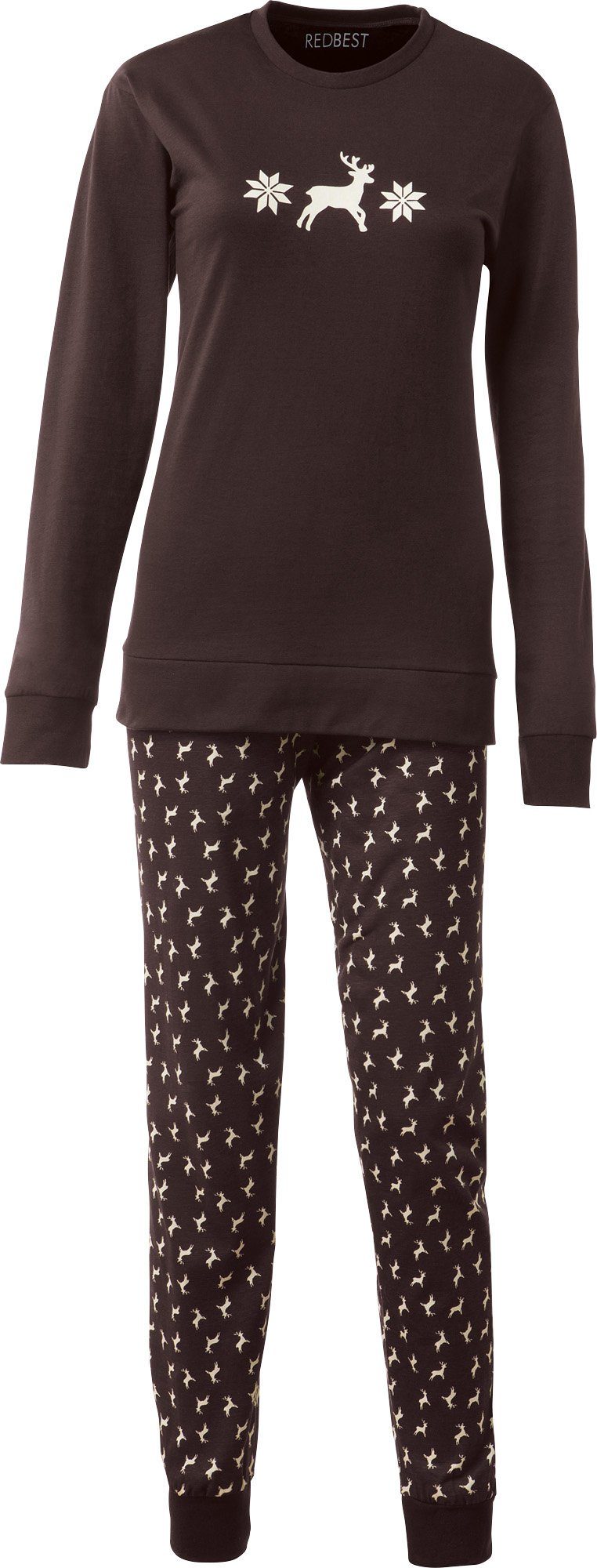 Pyjama Damen-Schlafanzug