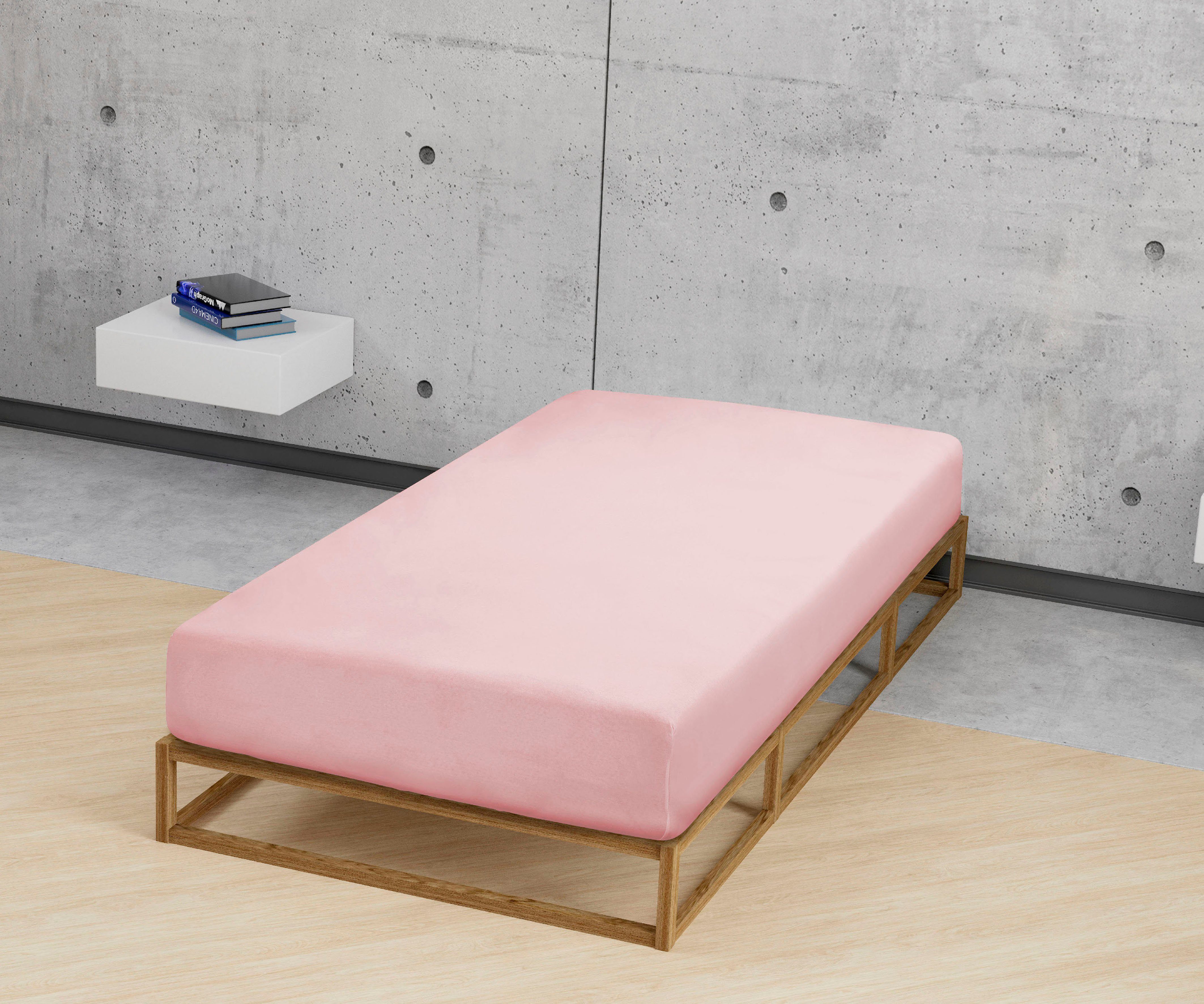 Biberna Spannbettlaken Biber in Gr. 90x200, 140x200 oder 180x200 cm, Biber, günstig online kaufen