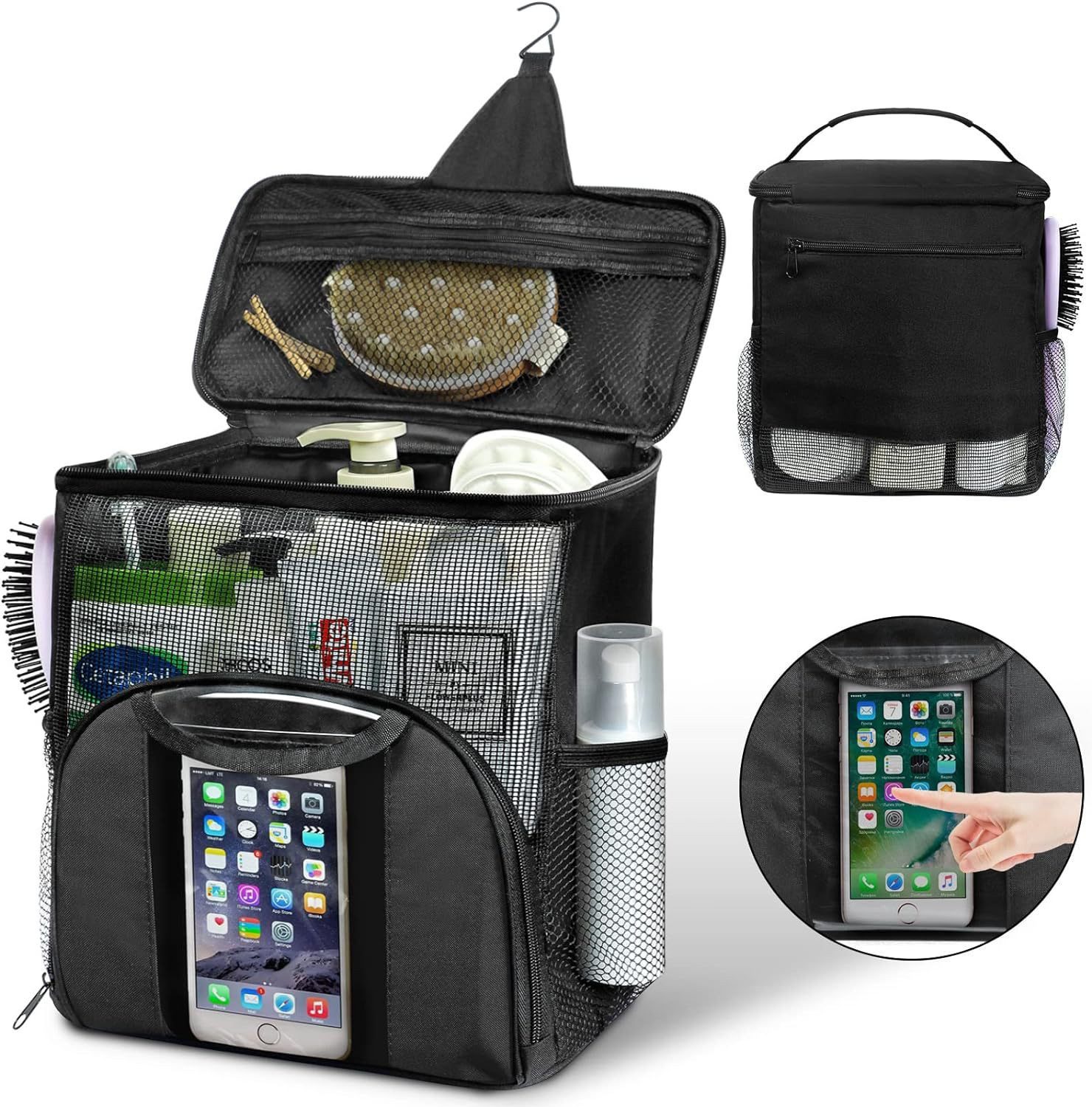 XDeer Kulturbeutel Kulturbeutel Herren Damen zum Aufhängen,Tragbarkeit Kulturtasche, Waschtasche Kosmetiktasche,Washbag Toiletttasche Handhaben
