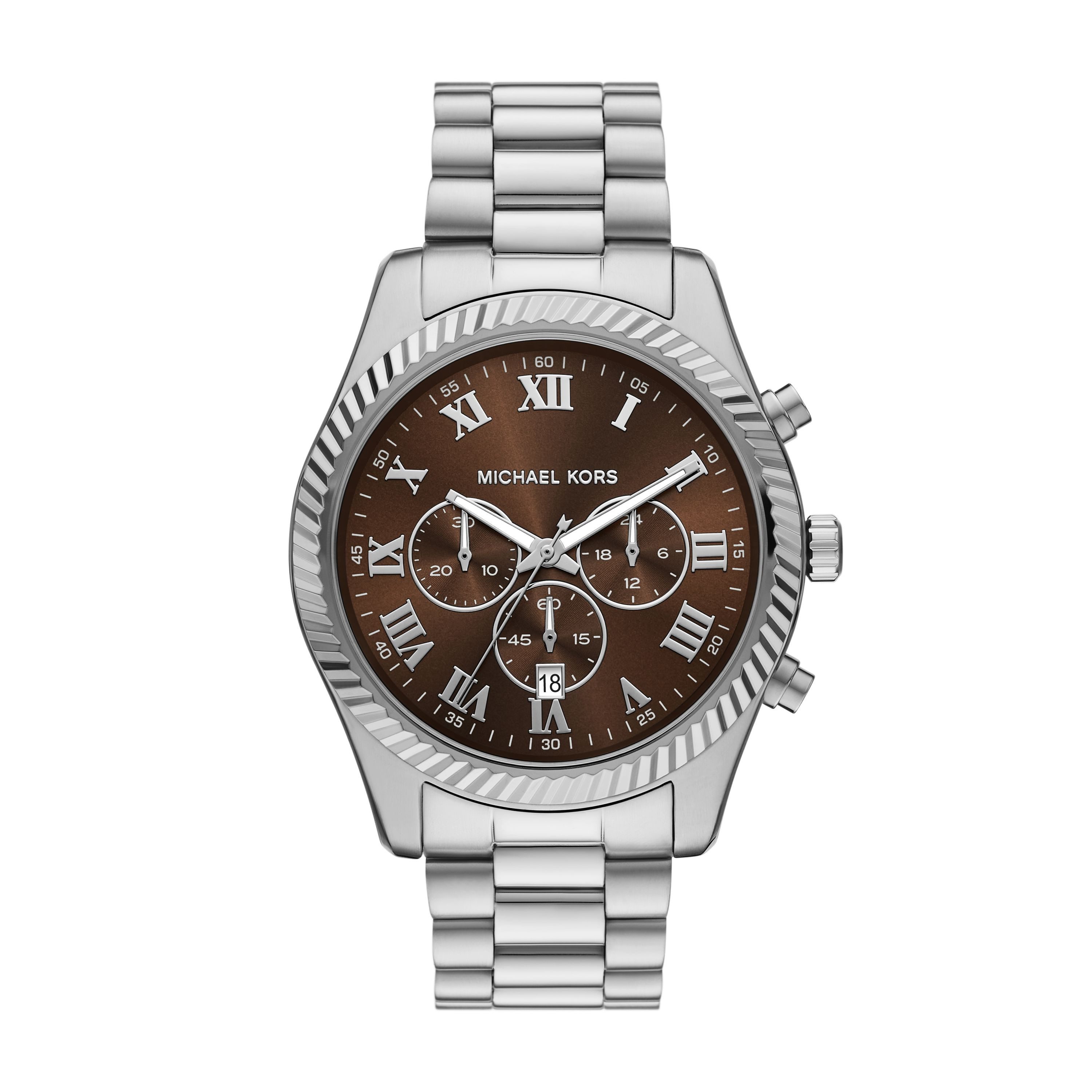 MICHAEL KORS Chronograph Lexington MK9278, Quarzuhr, Armbanduhr, Edelstahlarmband, analog, Tag, Stoppfunktion
