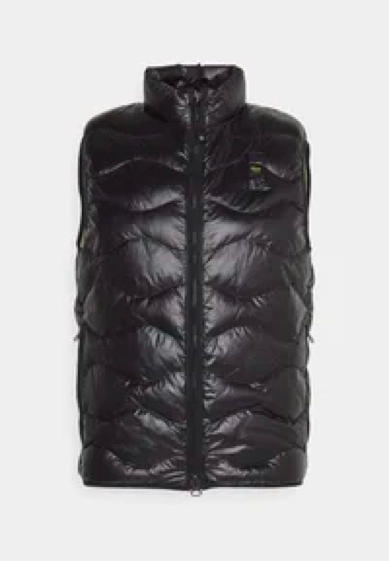 Blaue USA Jenna02 Umhängetasche - Kompakte Damen Tasche Mit Metallicschimmer 30x19cm