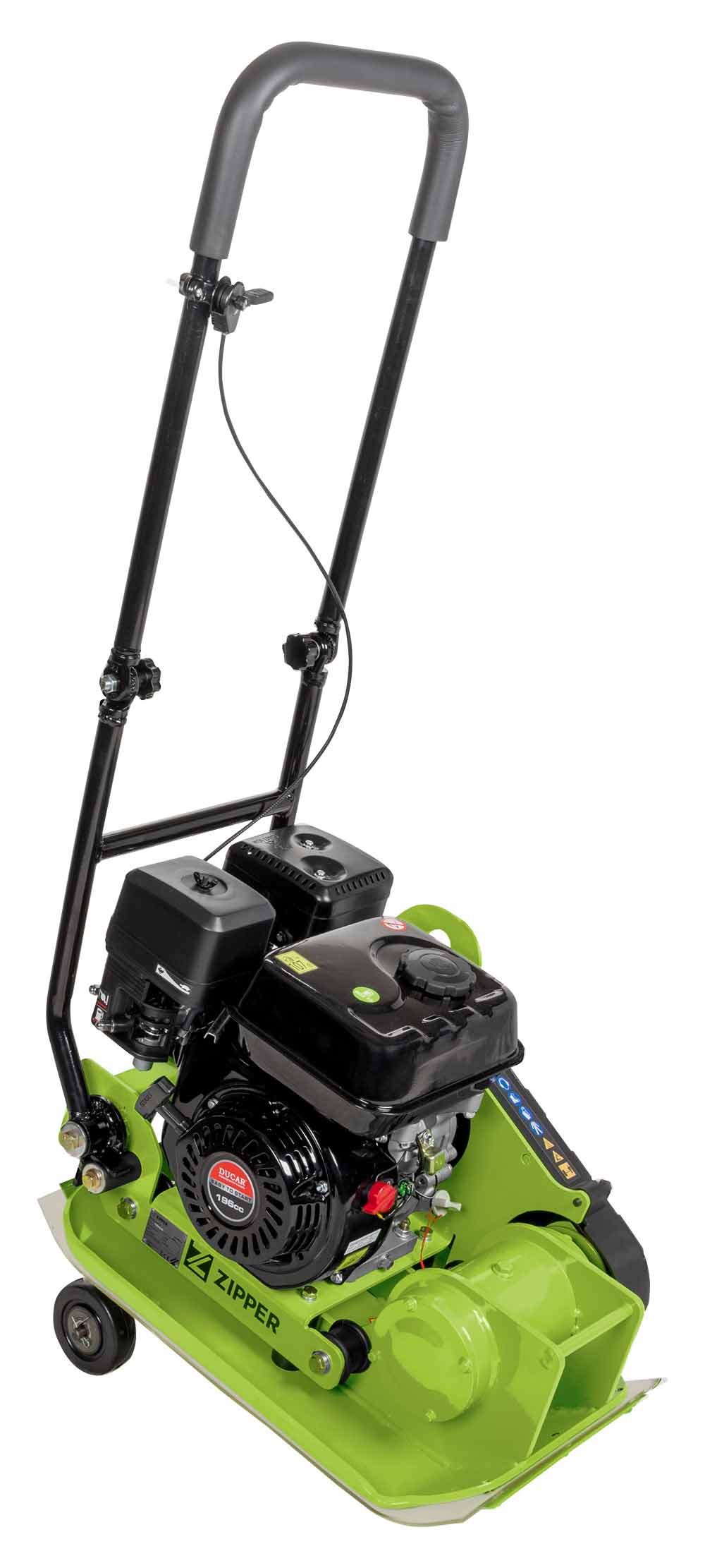 ZIPPER Rüttelplatte, max. 5600 vpm, (LxB) 54,3x36,7 cm, kompakte Größe für Transport und Lagerung