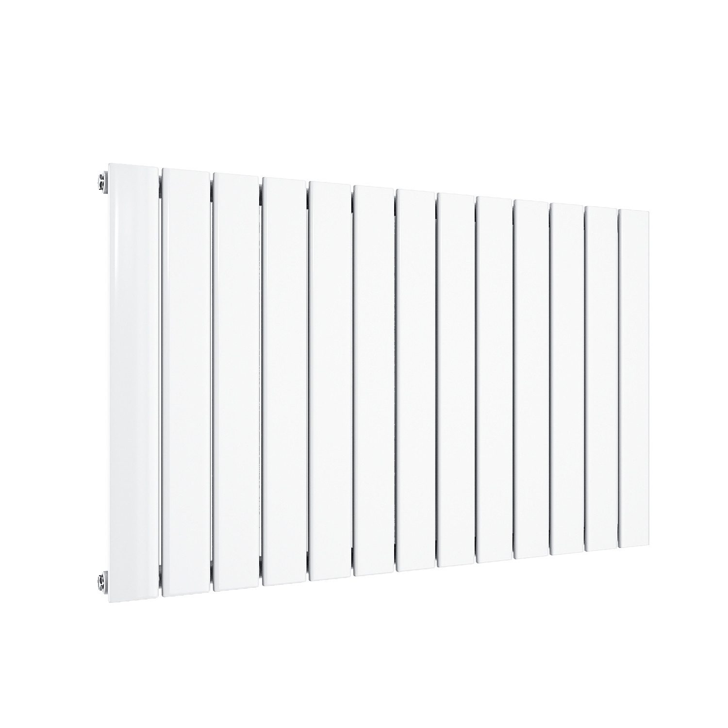 SONNI Designheizkörper Design Heizkörper Flach Weiß Einlagig 630x1004mm Horizontal, 684W, Heizungsbereich 9~13m², Seitenanschluss oder Mittelanschluss