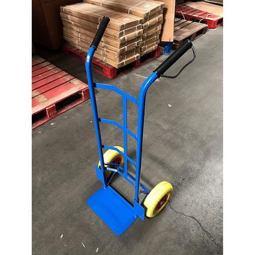 G-Rack Sackkarre Stahl-Sackkarre 325kg Tragfähigkeit (blau), Blau 120 X 50 X 40Cm